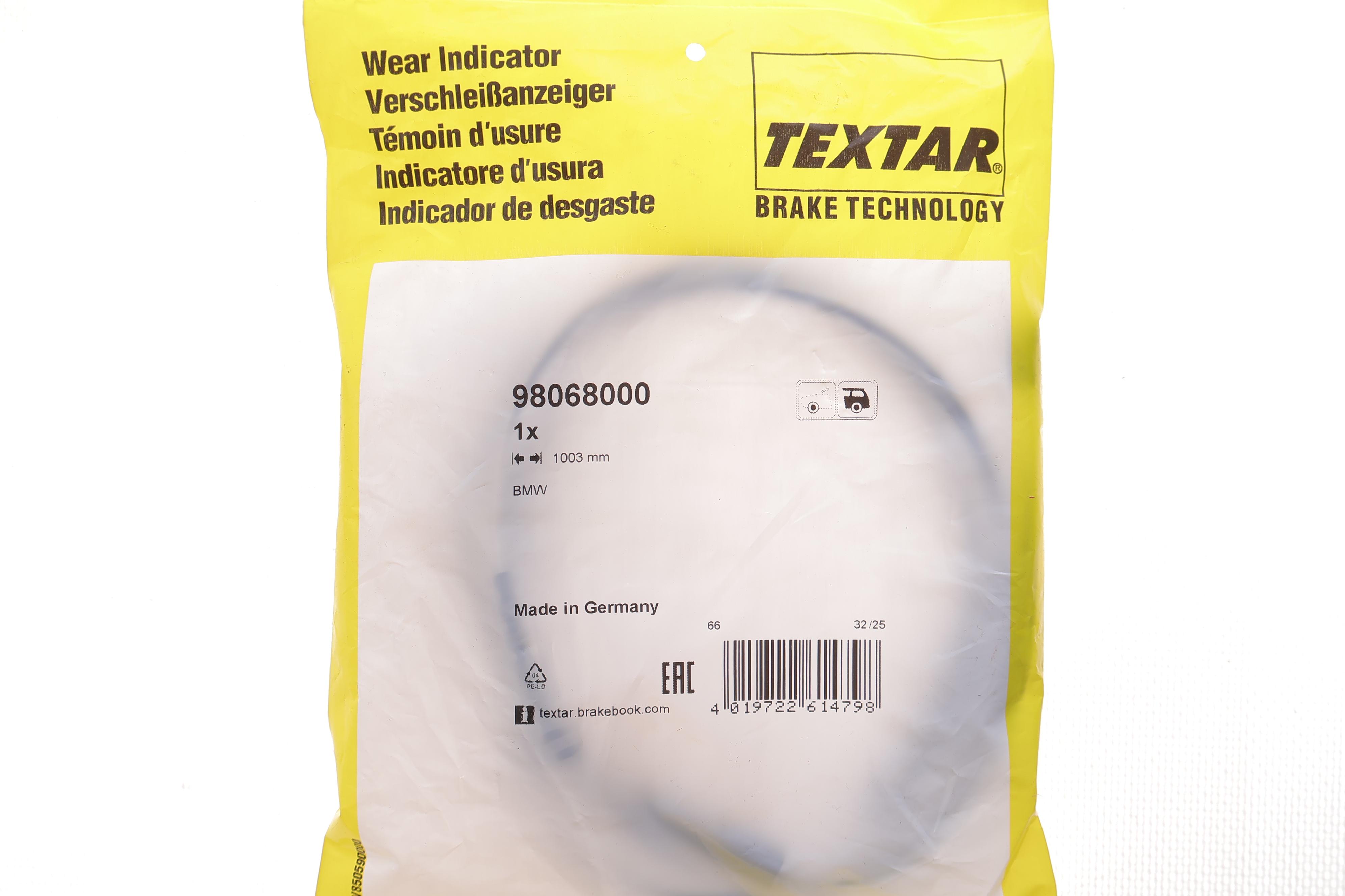 Датчик износа тормозных колодок (задних) BMW 5 (G60/G90/G68) 23-/7 (G70) 22- (L=1003mm)