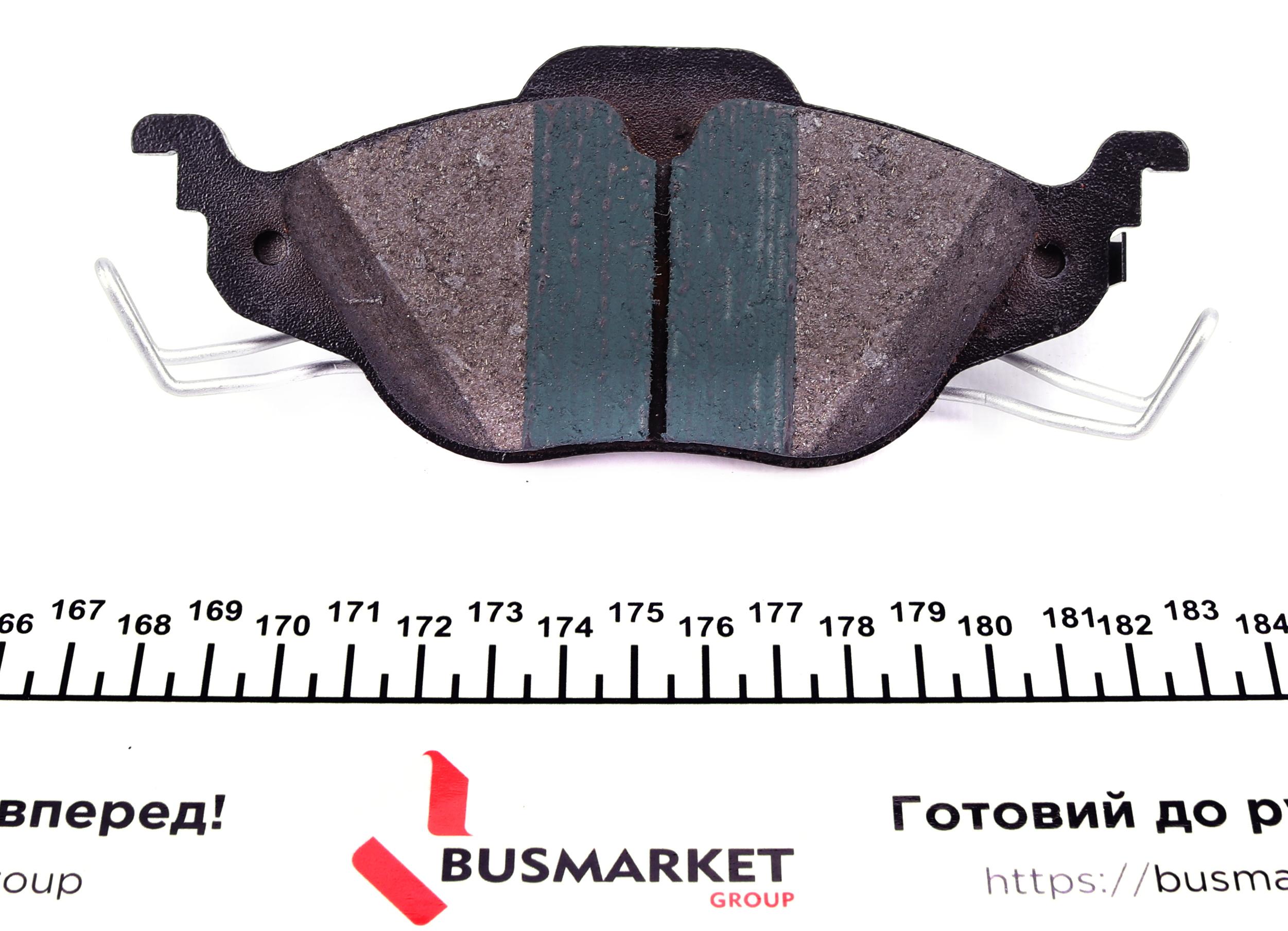 Колодки гальмівні (передні) Opel Astra G/Zafira A 98-09