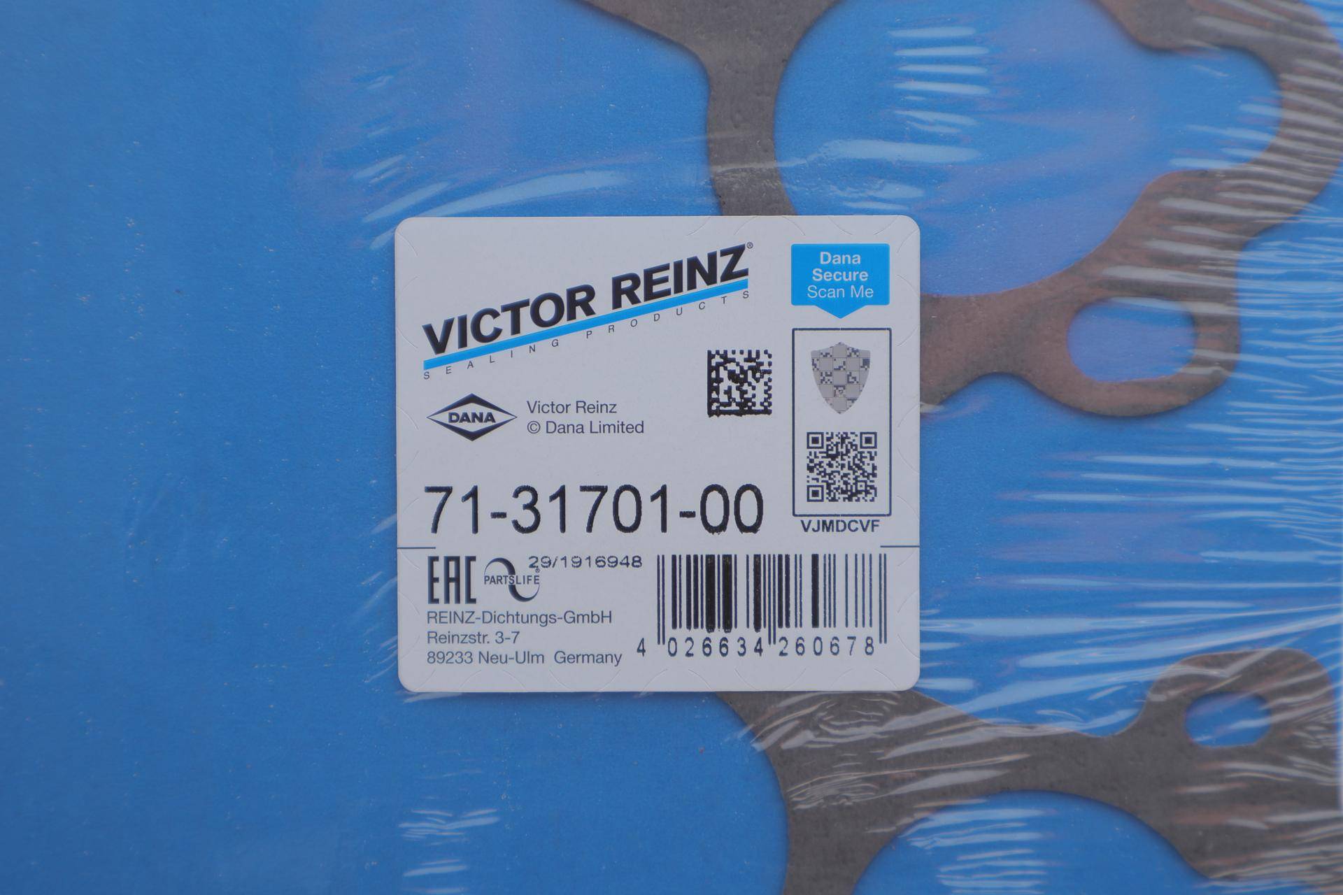 Прокладка колектора впускного Audi A4/ A6 2.6-2.8 94-00