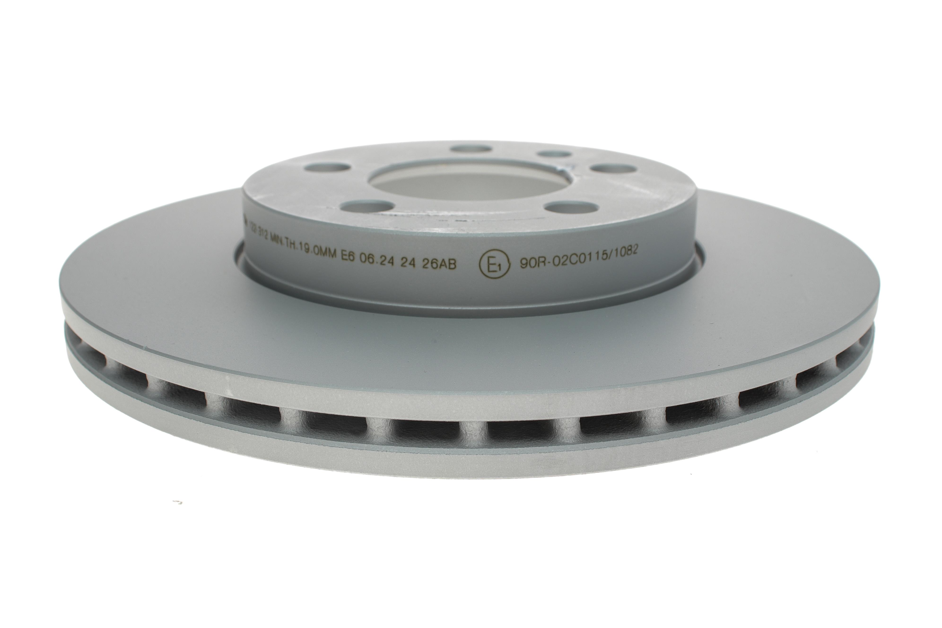 Диск гальмівний (передній) Audi A1/Seat Ibiza/VW Polo 17- (256x22) (з покриттям) (вентильований)