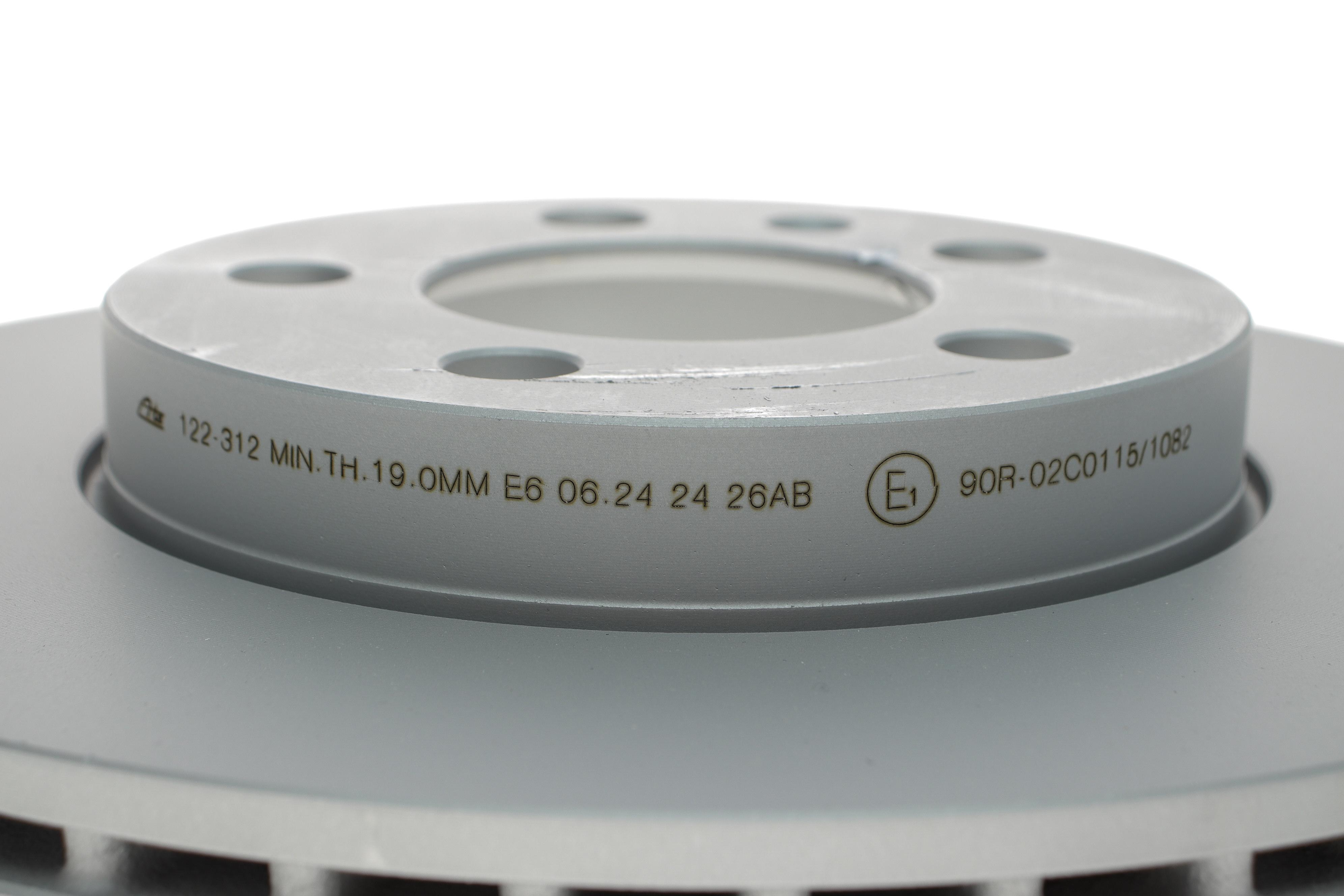 Диск гальмівний (передній) Audi A1/Seat Ibiza/VW Polo 17- (256x22) (з покриттям) (вентильований)