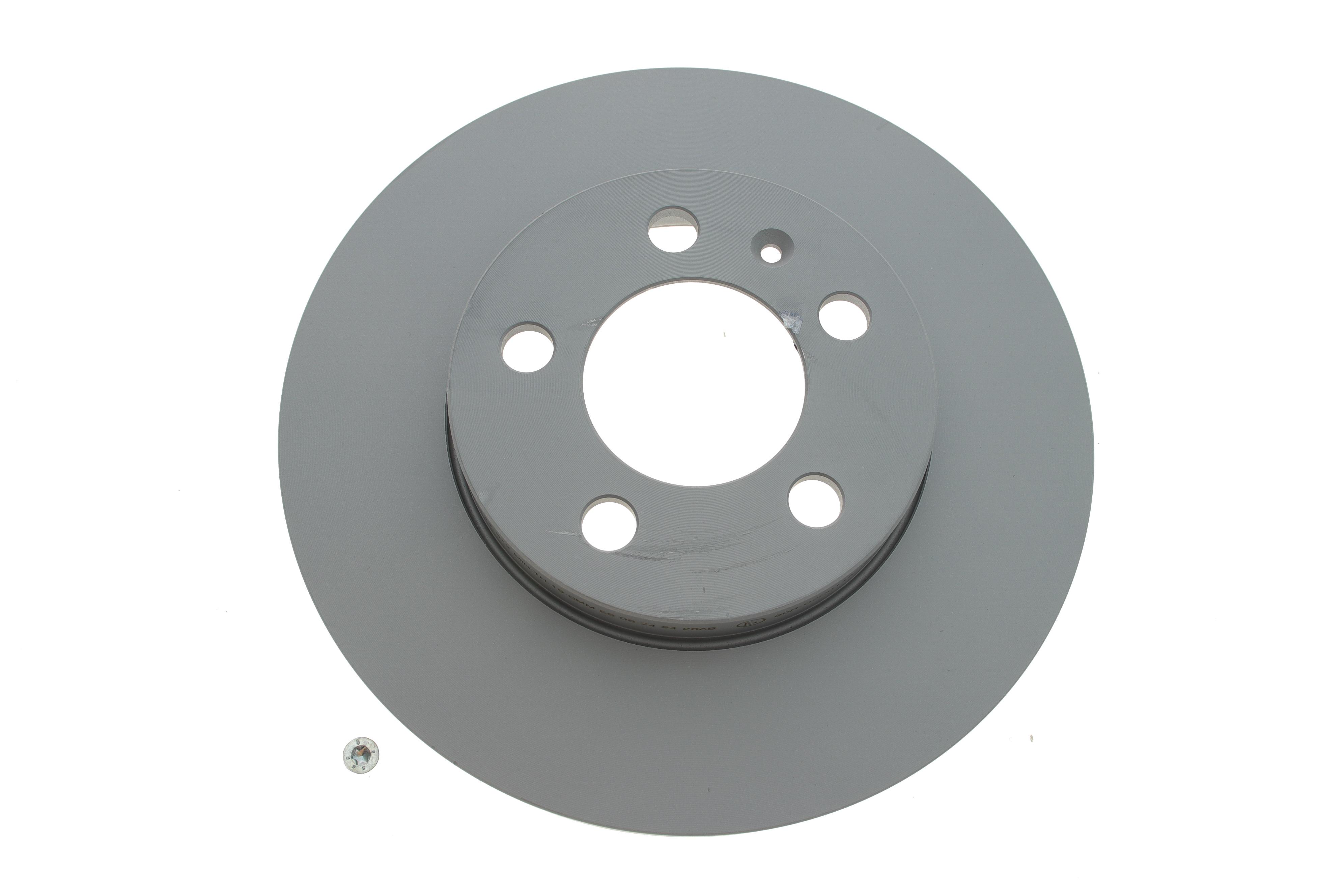 Диск гальмівний (передній) Audi A1/Seat Ibiza/VW Polo 17- (256x22) (з покриттям) (вентильований)