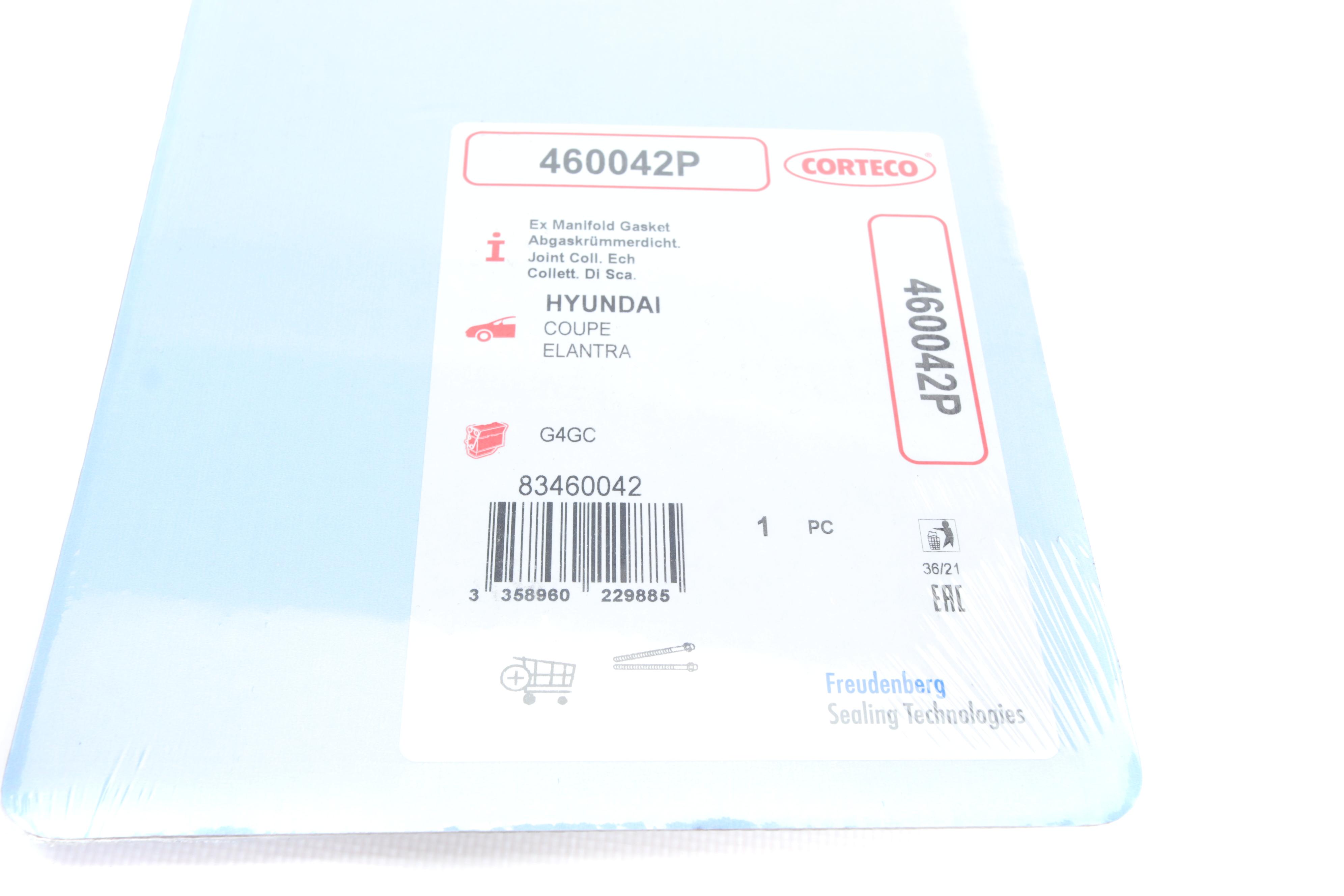 Прокладка колектора випускного Hyundai Elantra/i30/Kia Cee'd/ 1.8/2.0/2.0LPG 00-