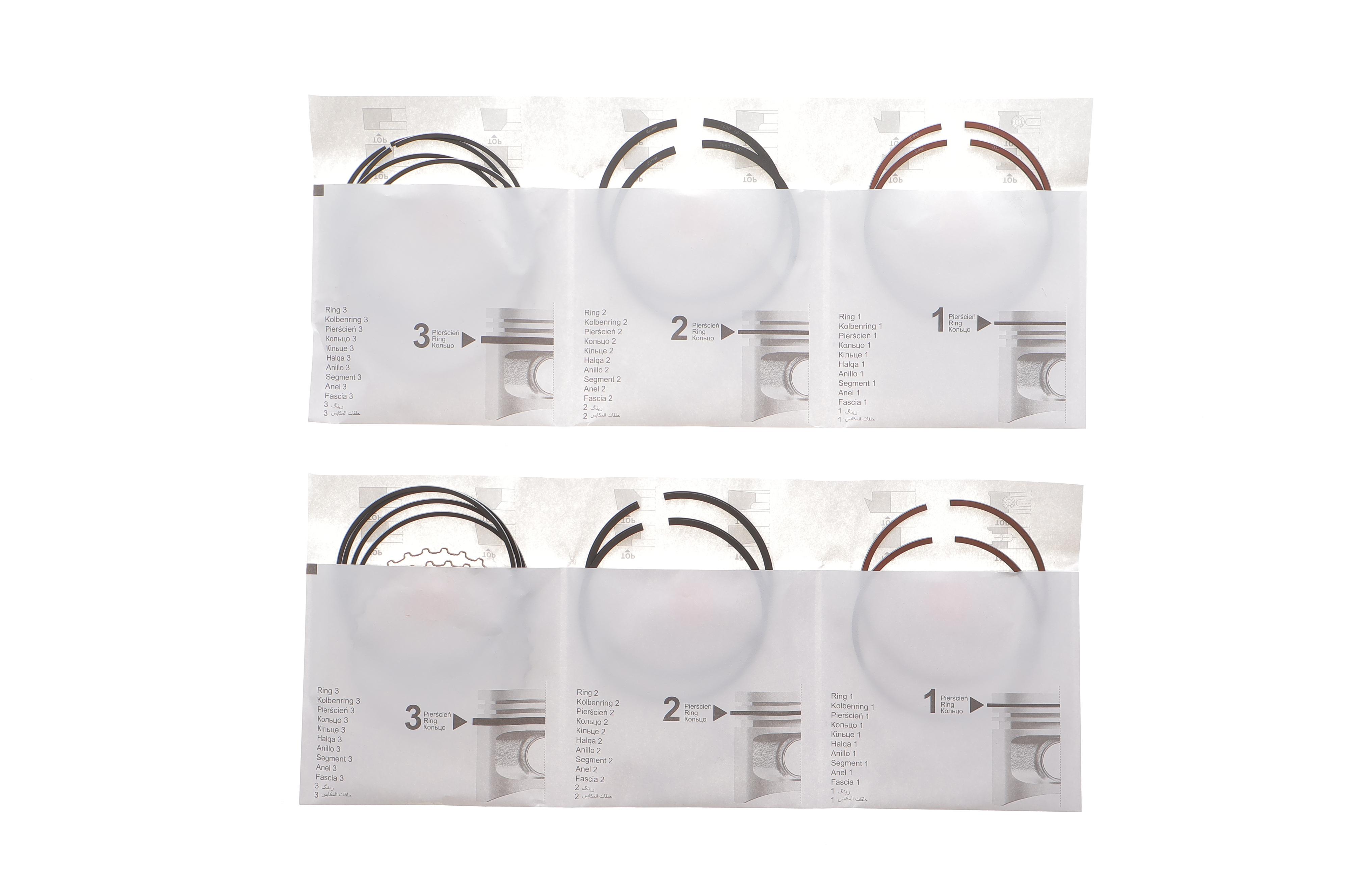 Кільця поршневі Daewoo Lanos/Nexia 1.6 16V 91-00 (+0.50/79.50mm) (1.2x1.5x3.0) (к-кт 4 циліндра)