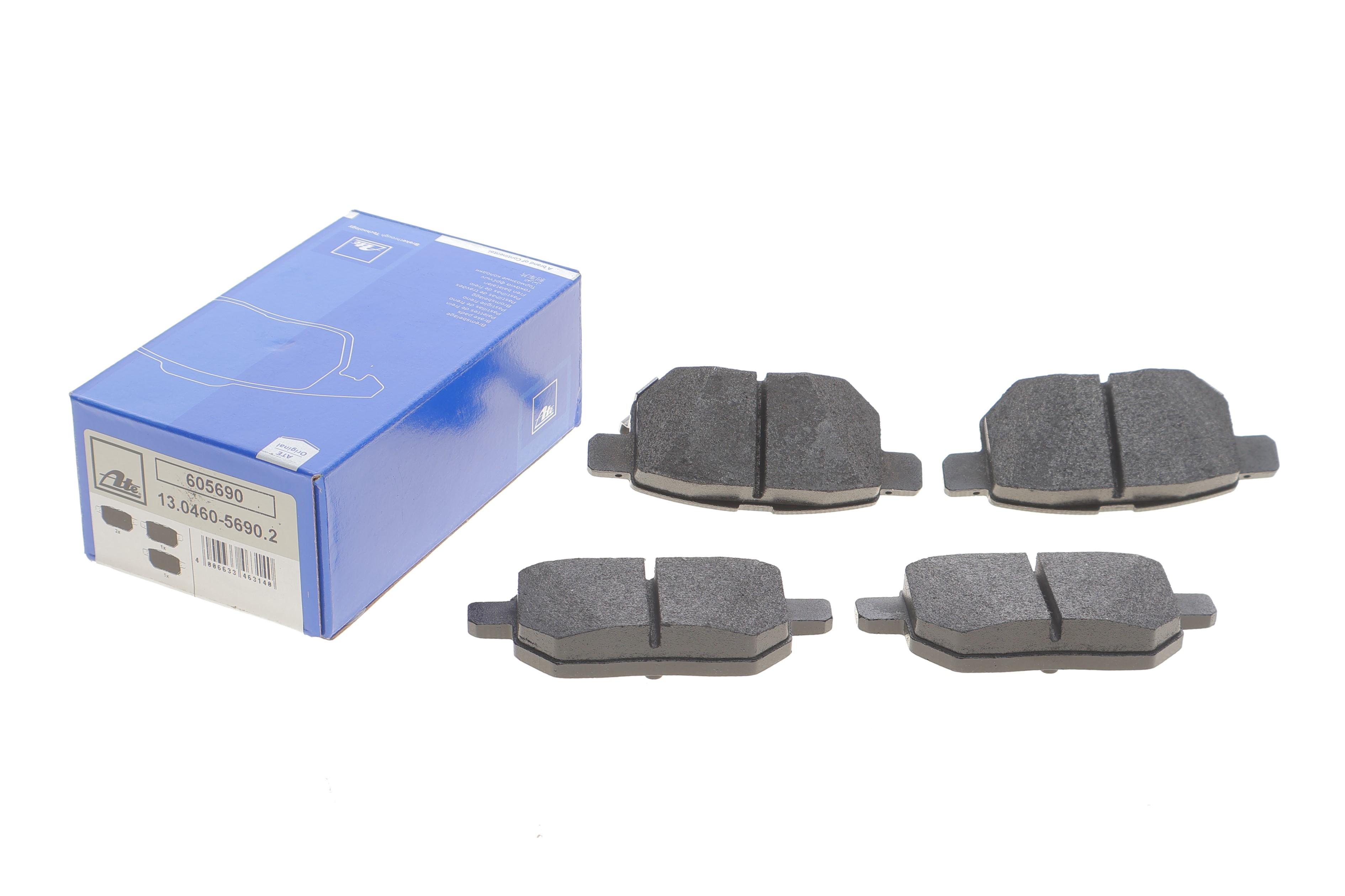 Колодки гальмівні (задні) Lexus CT/Toyota Prius/Yaris 08-