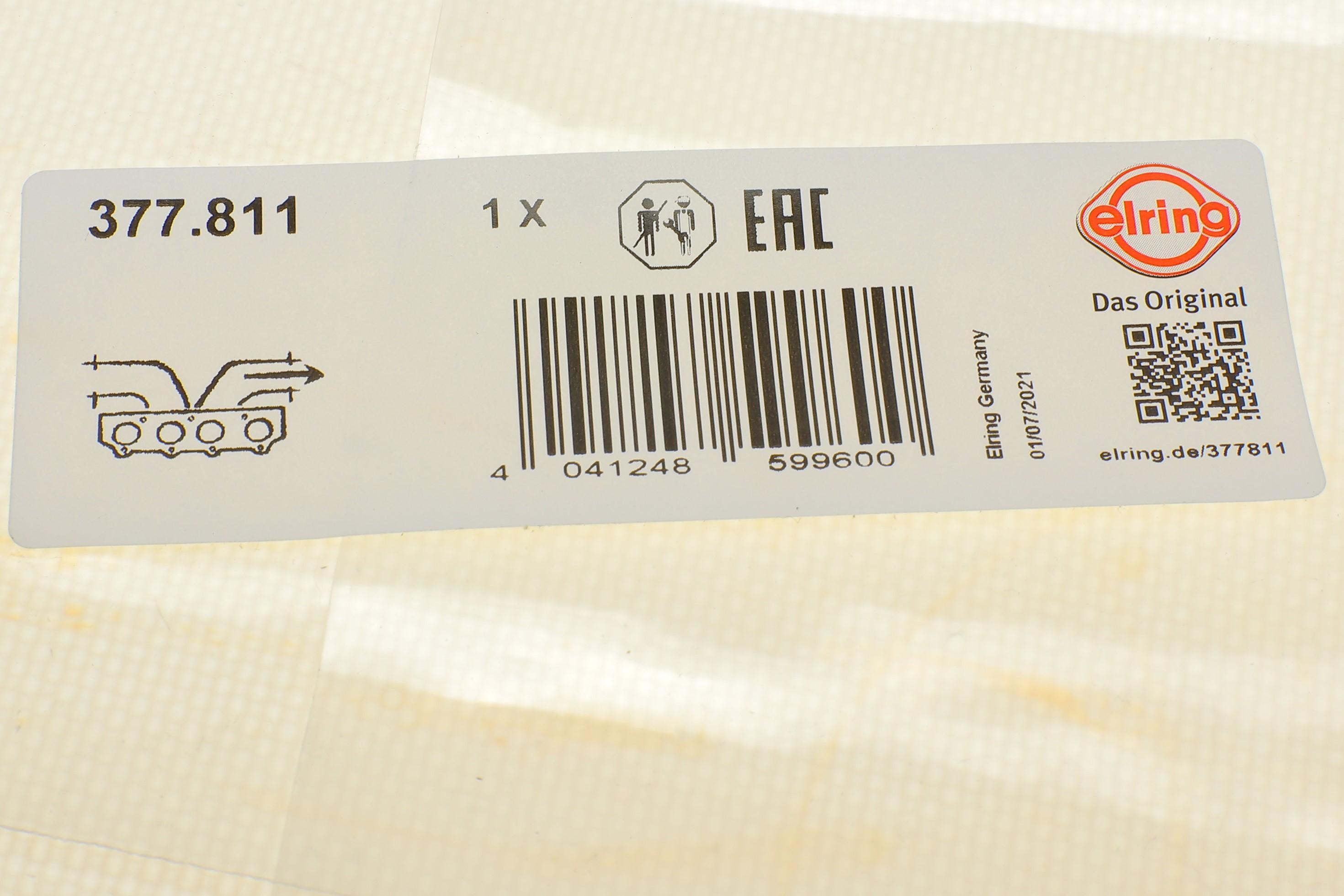 Прокладка коллектора выпускного Ford Fiesta/Focus 1.25/1.4/1.6Ti 01-