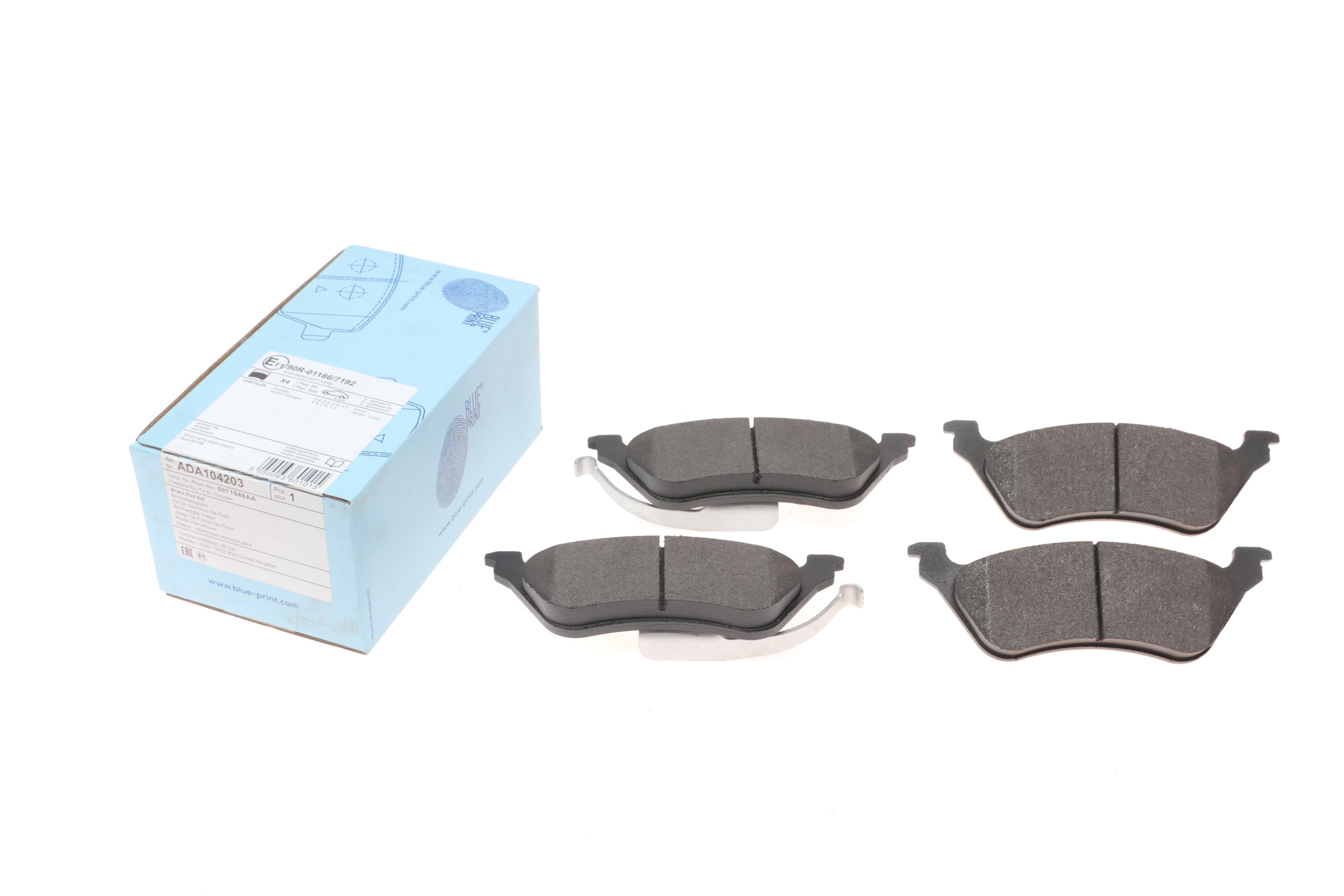 Колодки гальмівні (задні) Chrysler Voyager 2.4-3.3 00-08/ Grand Voyager IV 99-08/ Dodge Caravan 00-