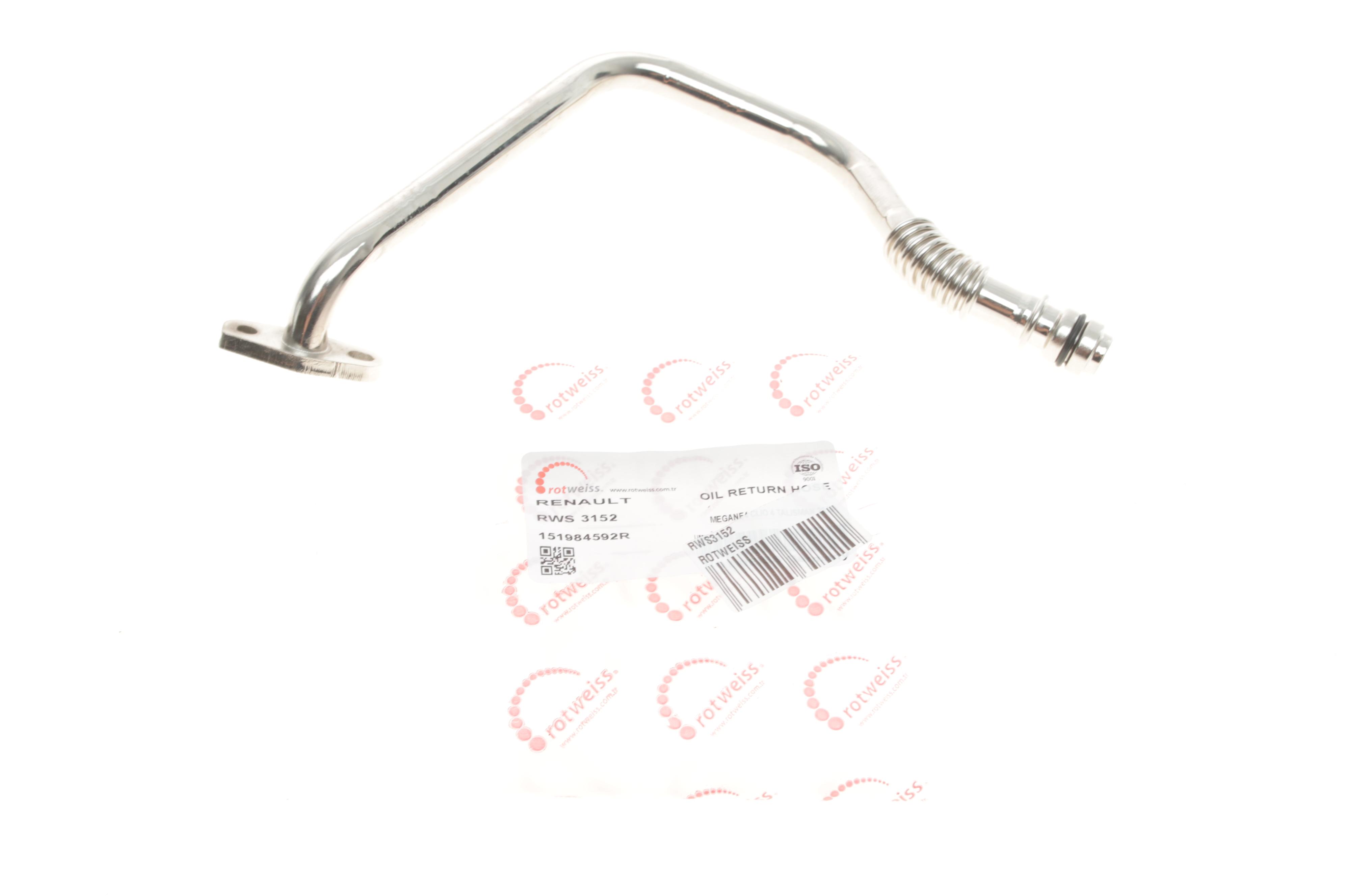 Трубка слива масла с турбины Renault Clio III 1.5 dCi 05-