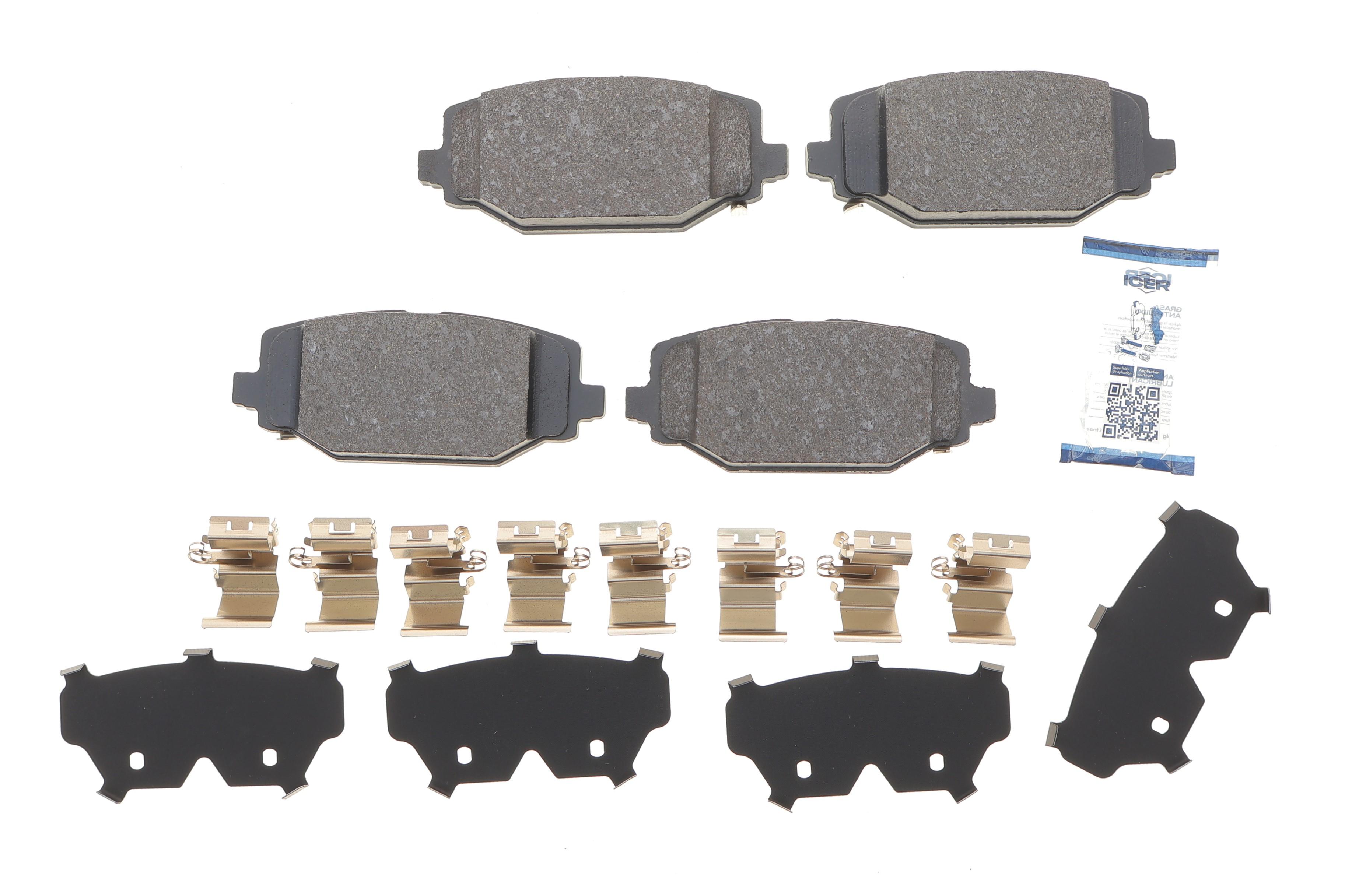 Колодки гальмівні (задні) Chrysler Grand Voyager 07-/Fiat Freemont 11-