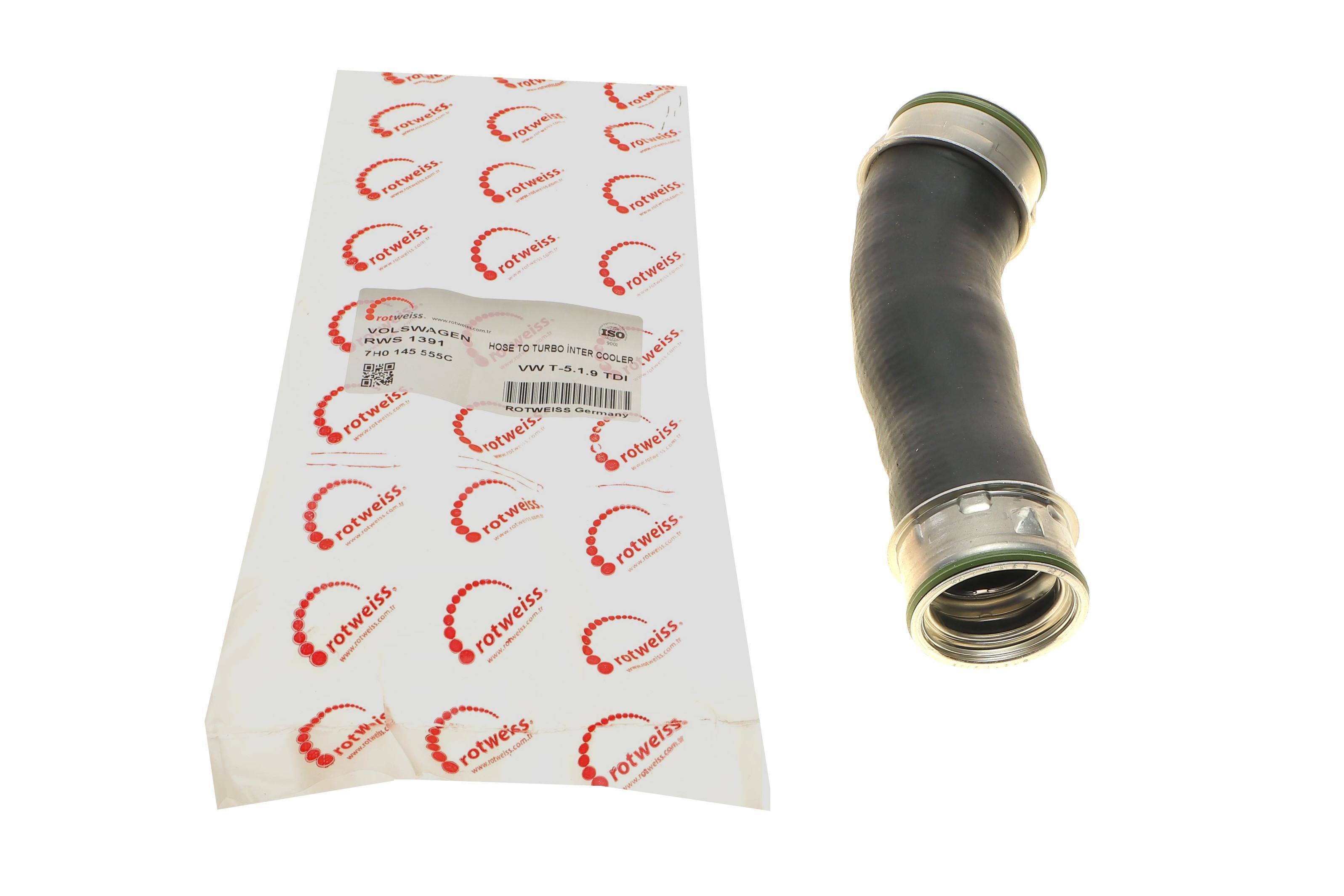 Патрубок интеркулера VW T5 2.5TDI 03-09