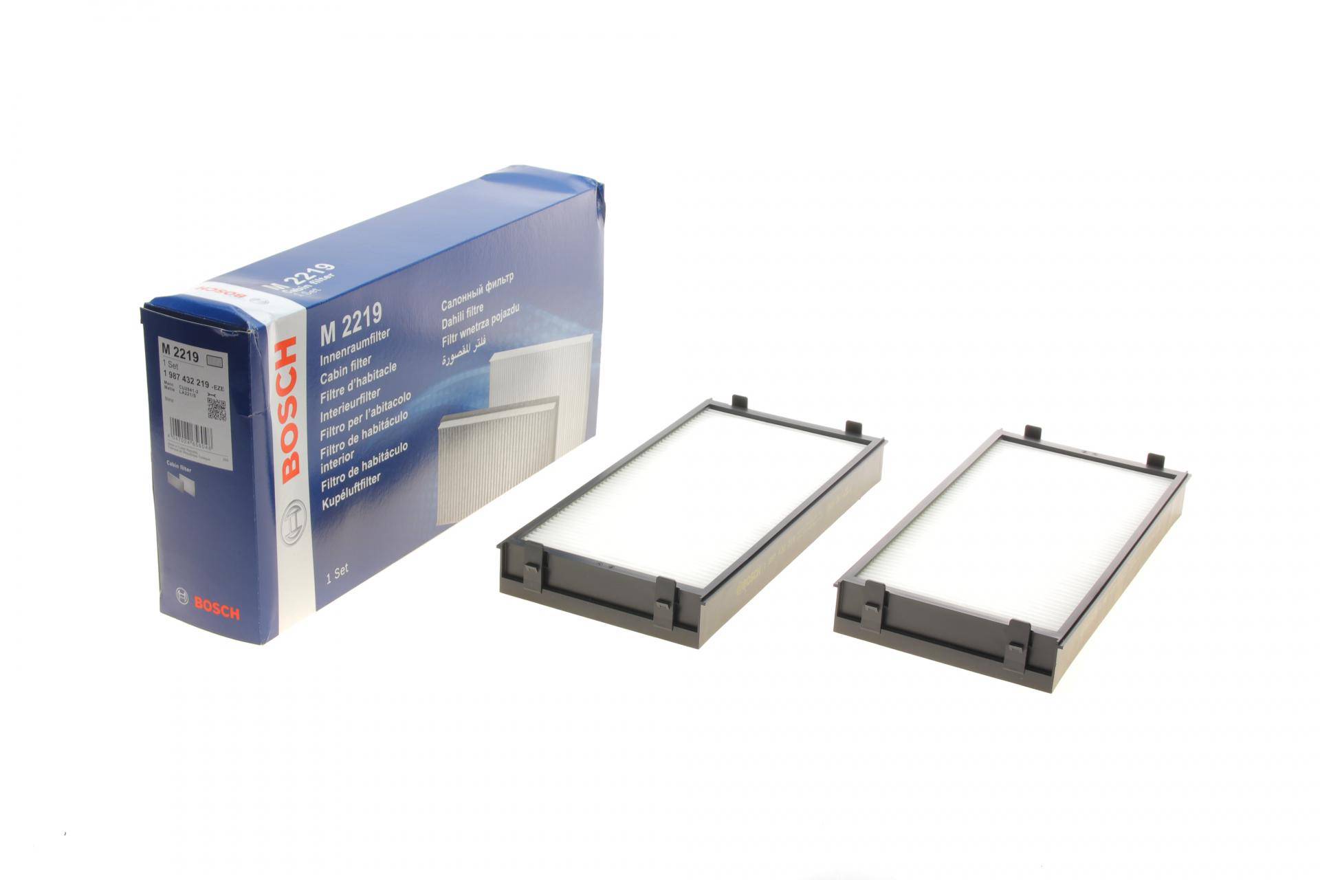 Фільтр салону BMW X5 (E70/F15)/X6 (E71/E72) 2.0-4.8 07- (к-кт 2шт)