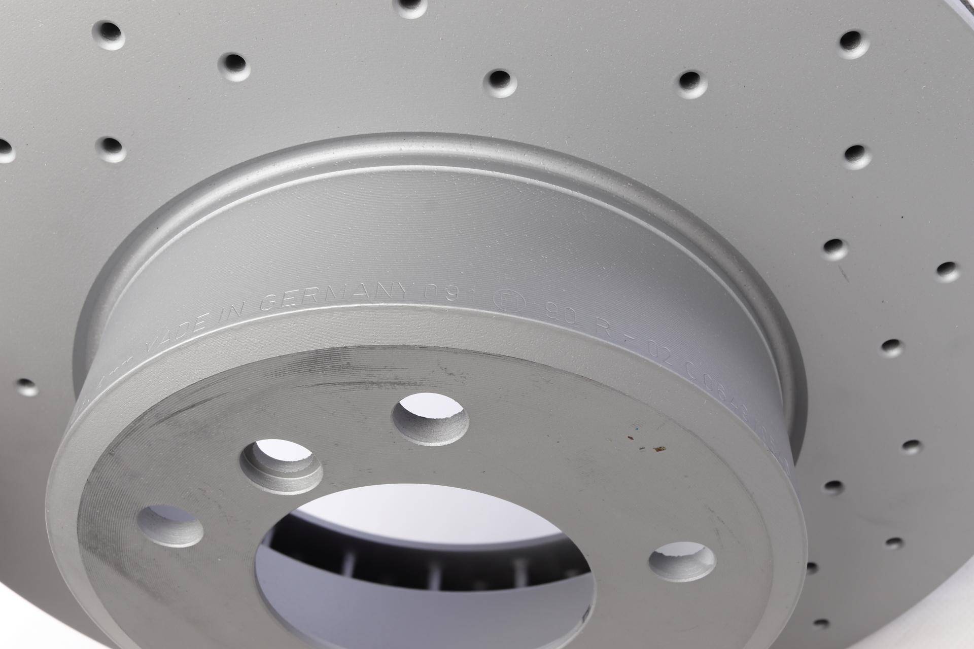 Диск гальмівний (передній) BMW 5 (E60/E61)/6 (E63) 03- (324x30) (з покриттям) (з отворами) (вент.)