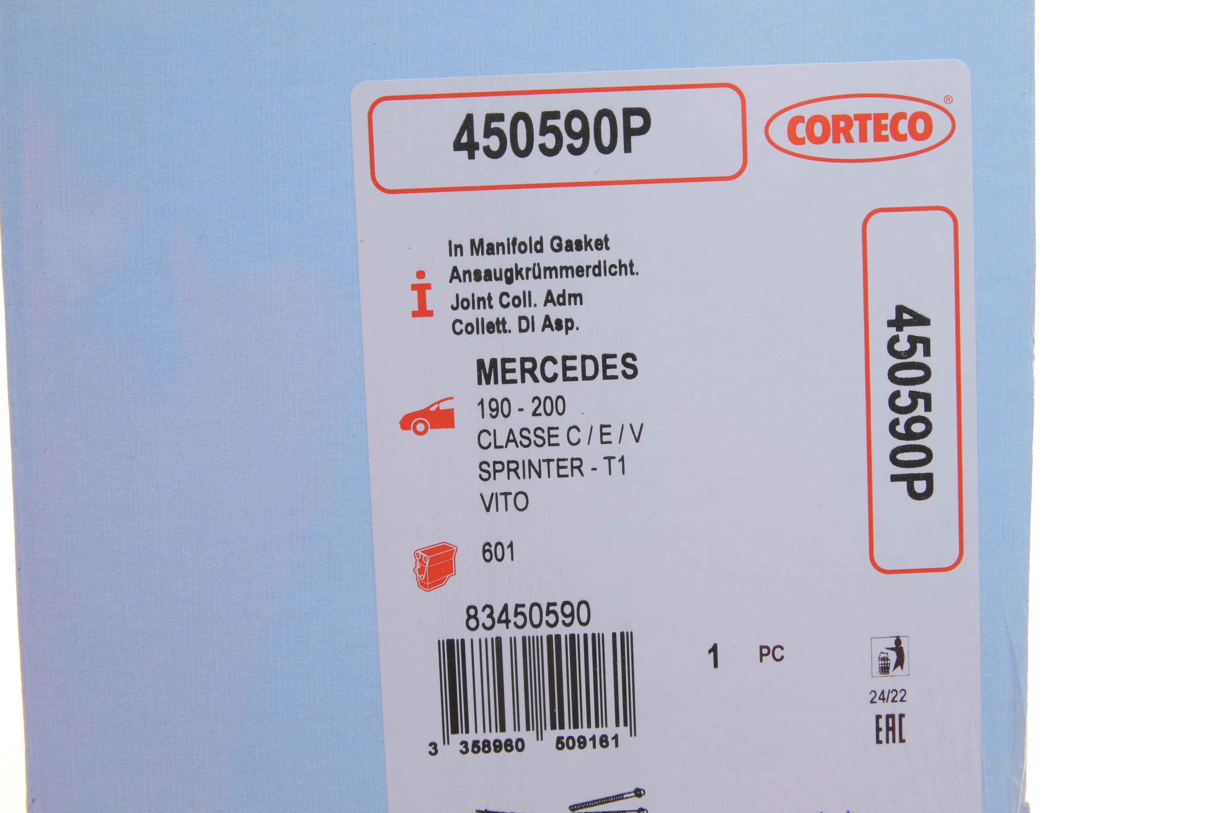 Прокладка колектора впускного MB T1 88-96/Sprinter 2.3 D (OM601) 95-00