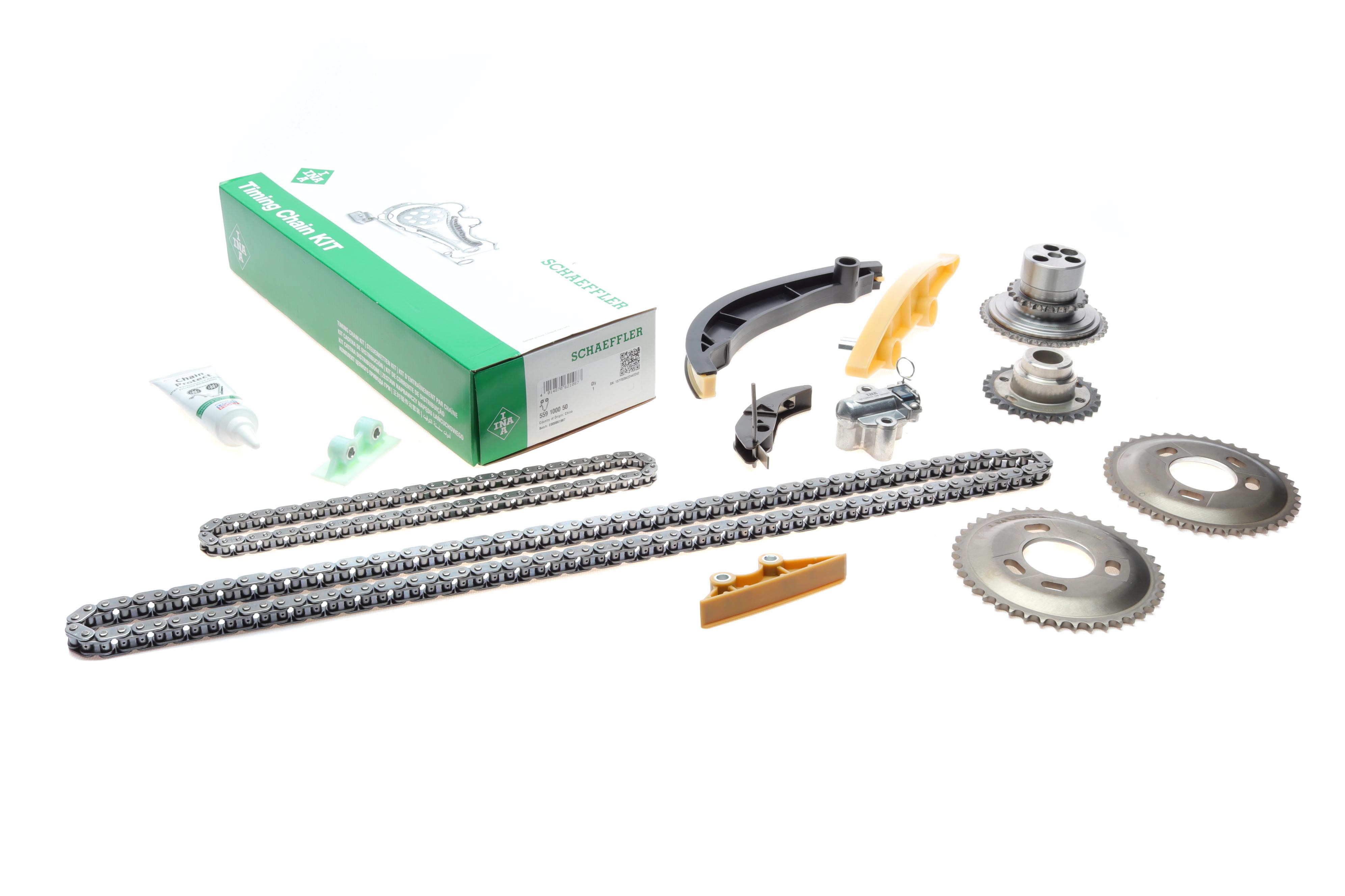 Комплект цепи ГРМ Ford Ranger 3.2 TDCi 11- (z=132), (ланцюг INA)