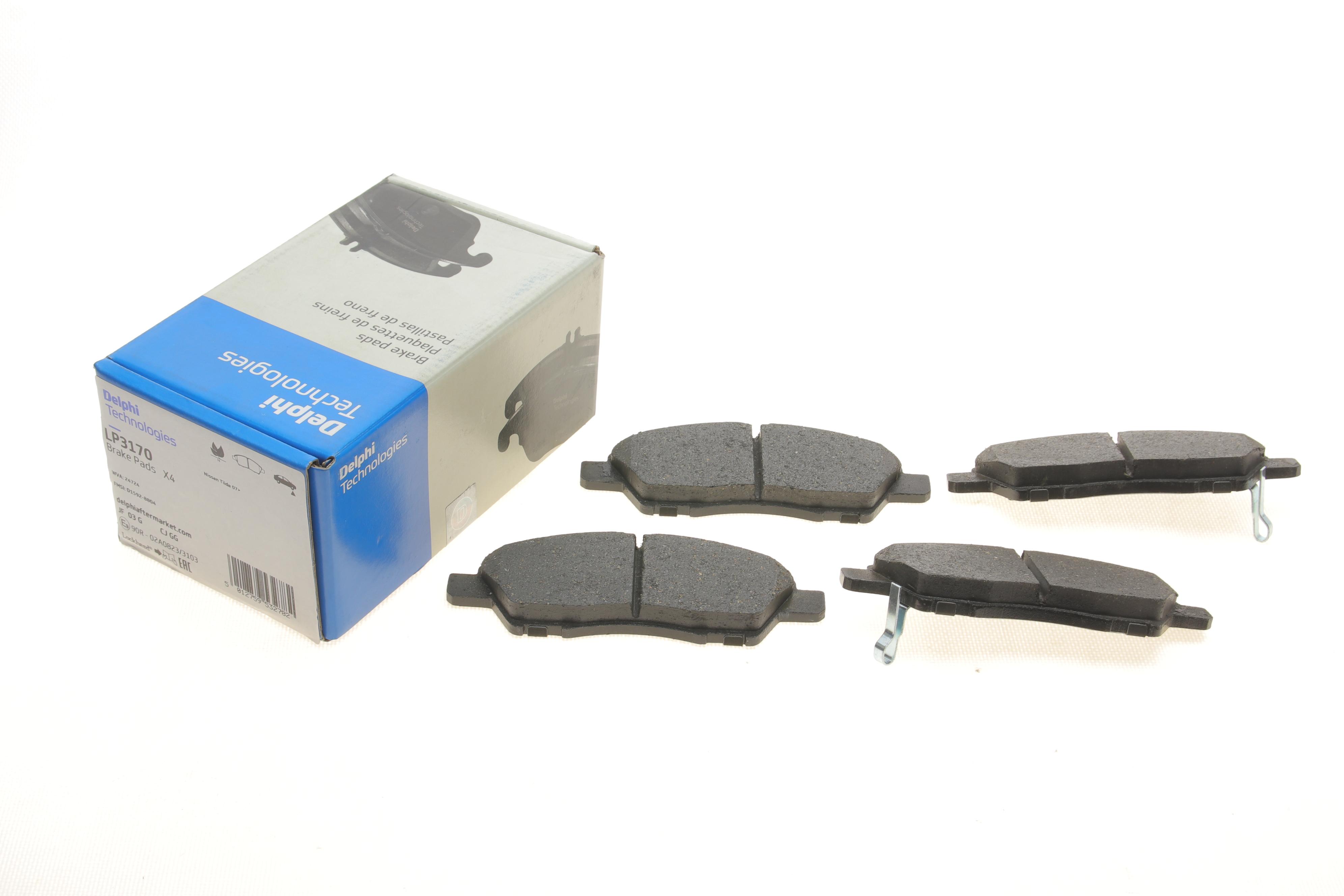 Колодки тормозные (передние) Nissan Note 1.2/1.5 dCi/1.6/1.8 07-