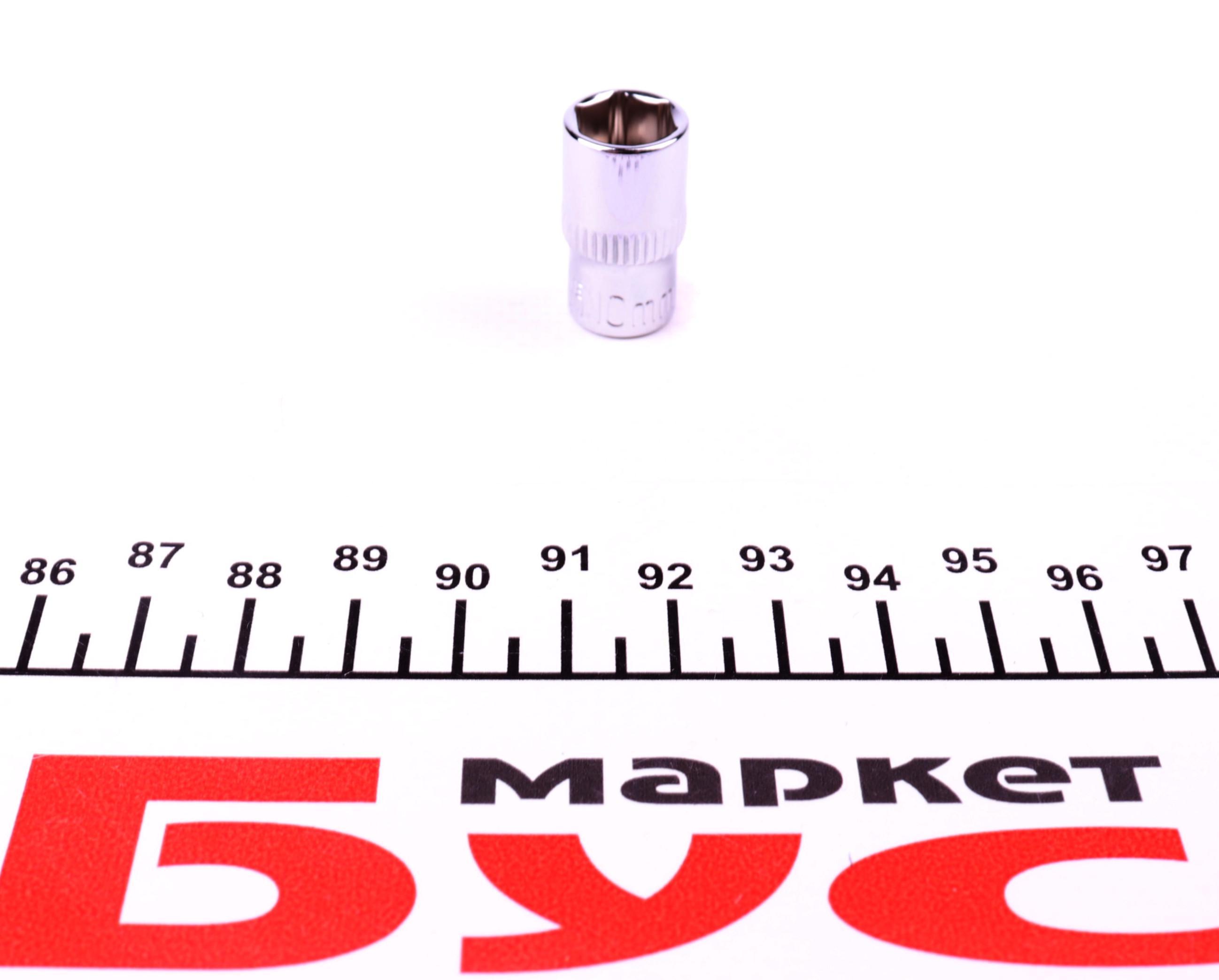 Головка торцевая 1/4" 10 мм (хромированная)