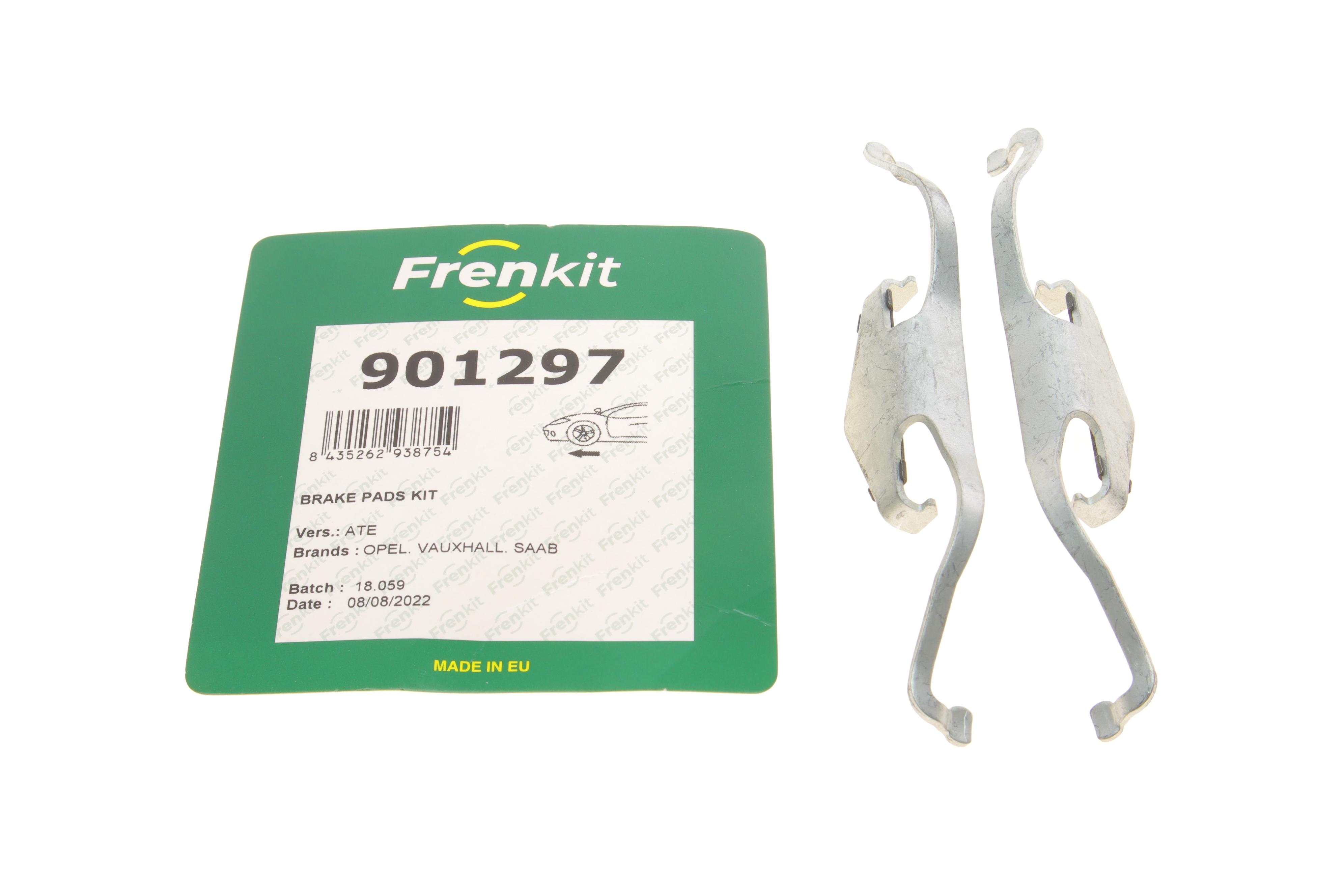 Планка супорта (переднього) прижимна (к-кт) Opel Vectra 02-08 (Ate)