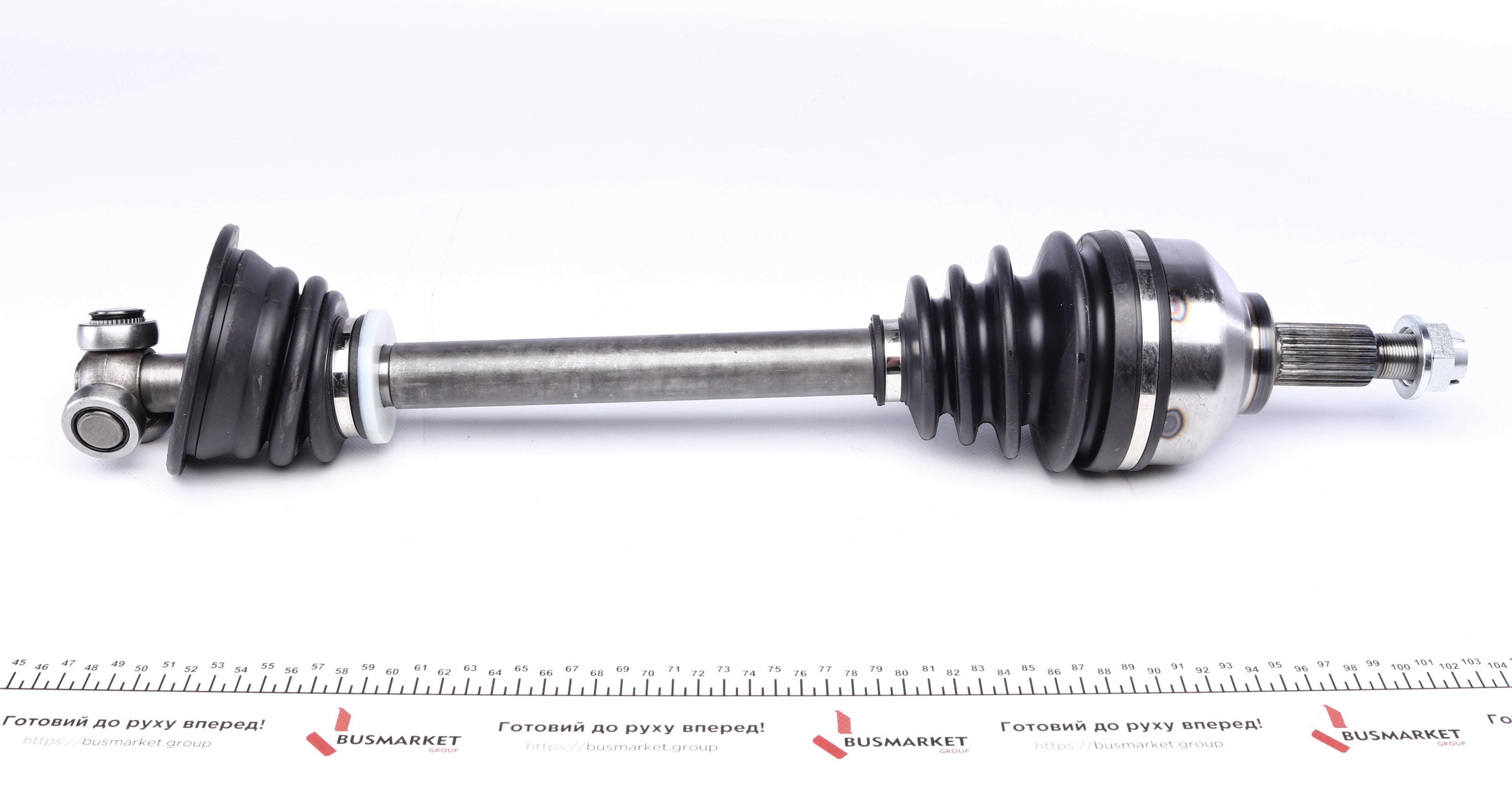 Піввісь Renault Tafic 2.5 dCi 01- (L) (27x634) d=37