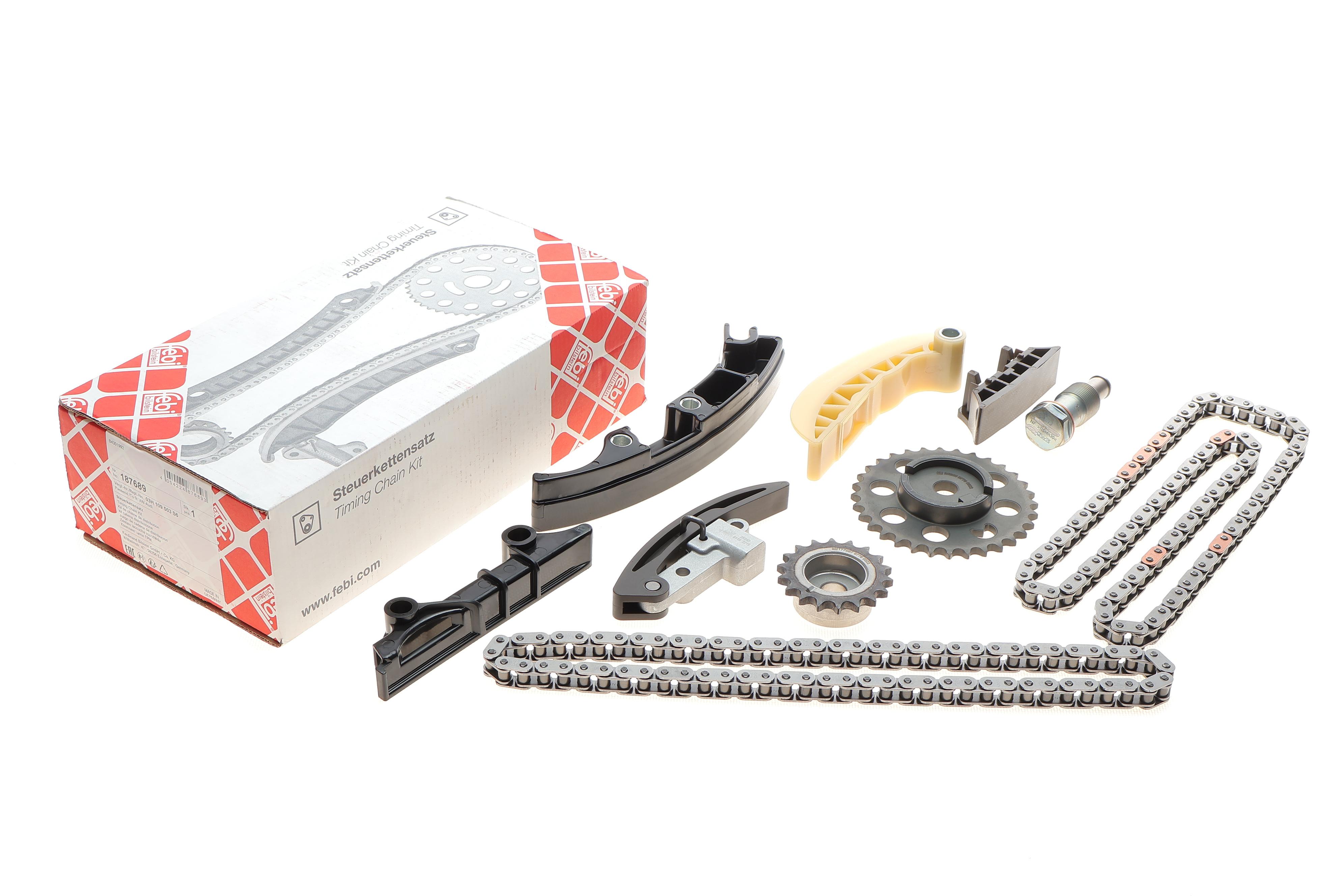 Комплект ланцюга ГРМ VW T5 3.2 03-09 (z=98/70) (симплекс)