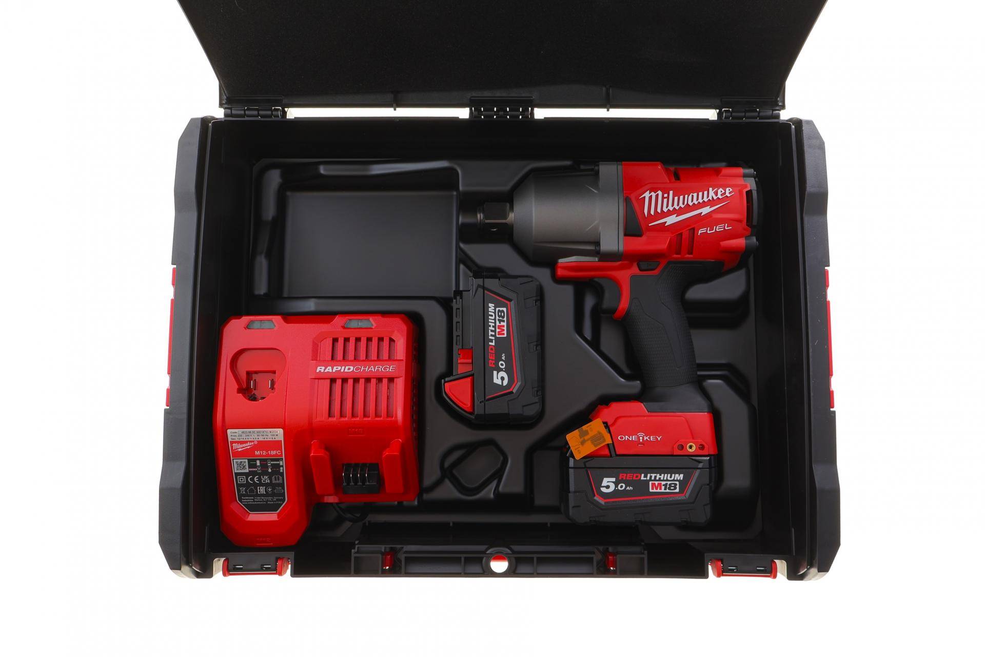 Гайкокрут акумуляторний 3/4" M18 ONEFHIWF34-502X 2034 Нм 5Ah (2 АКБ і заряд. пристрій)