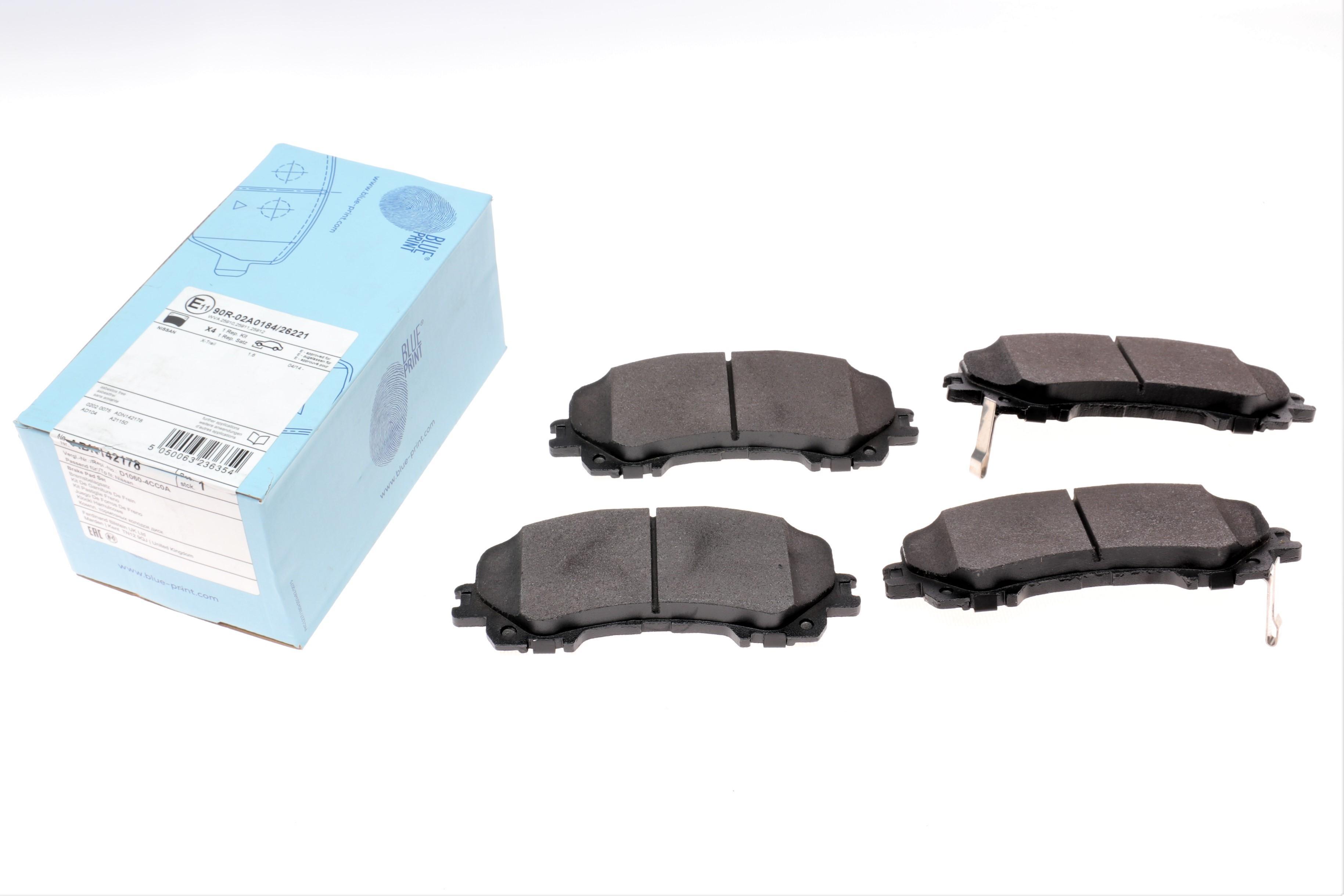 Колодки тормозные (передние) Nissan X-Trail/Infiniti Q50 13-/Renault Koleos 16- (Akebono)