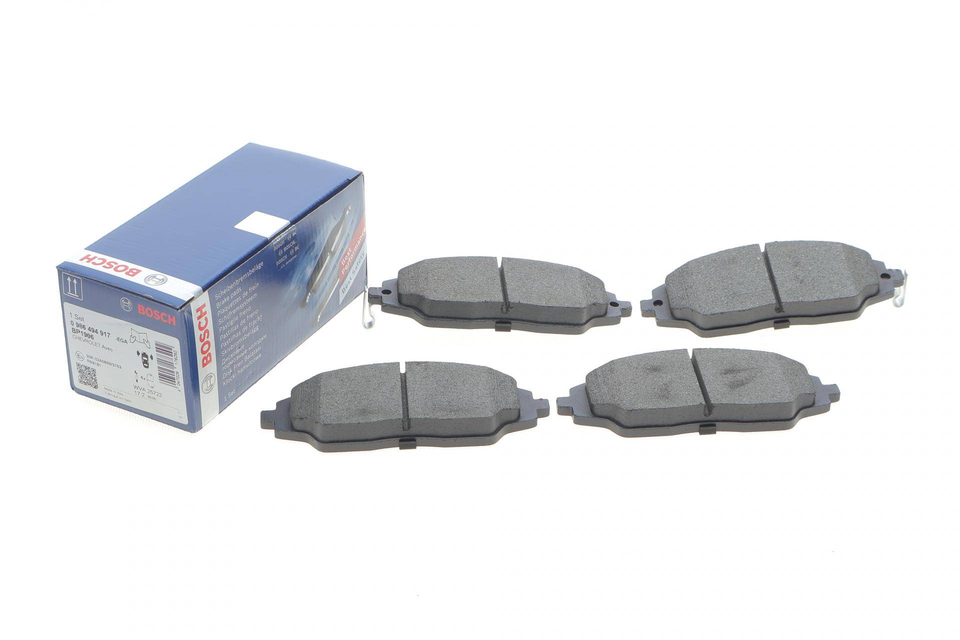 Колодки гальмівні (передні) Chevrolet Aveo 11-