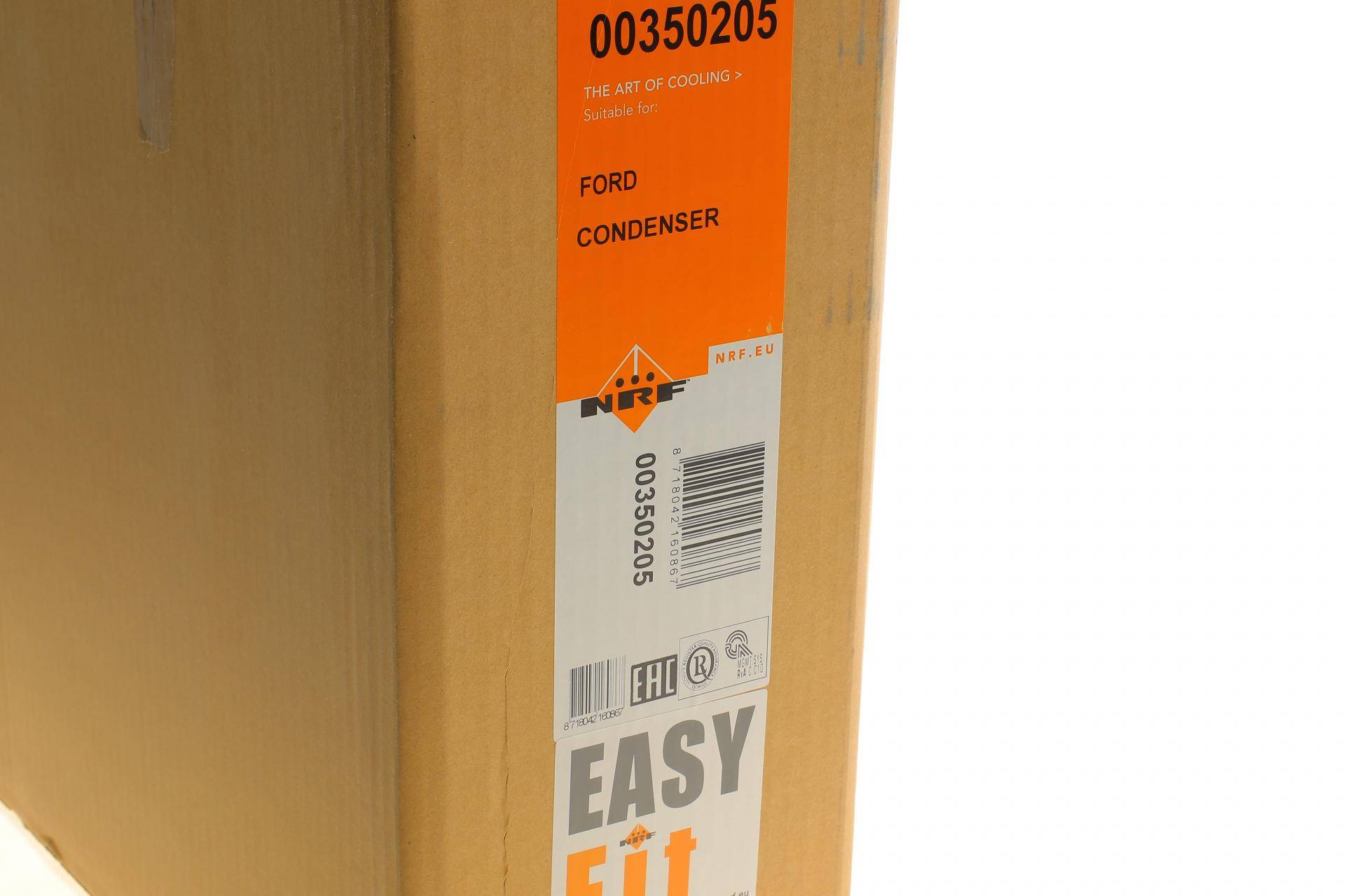 Радіатор кондиціонера (з осушувачем) Ford Fiesta 1.2-1.6 08-