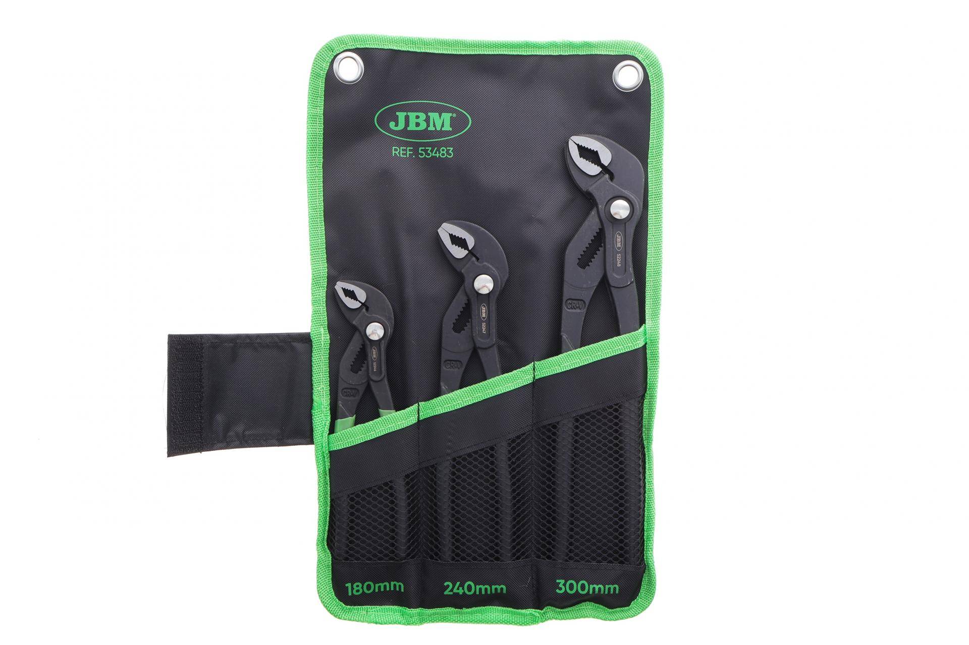 Набір плоскогубців переставних 3 од. 180-240-300 мм