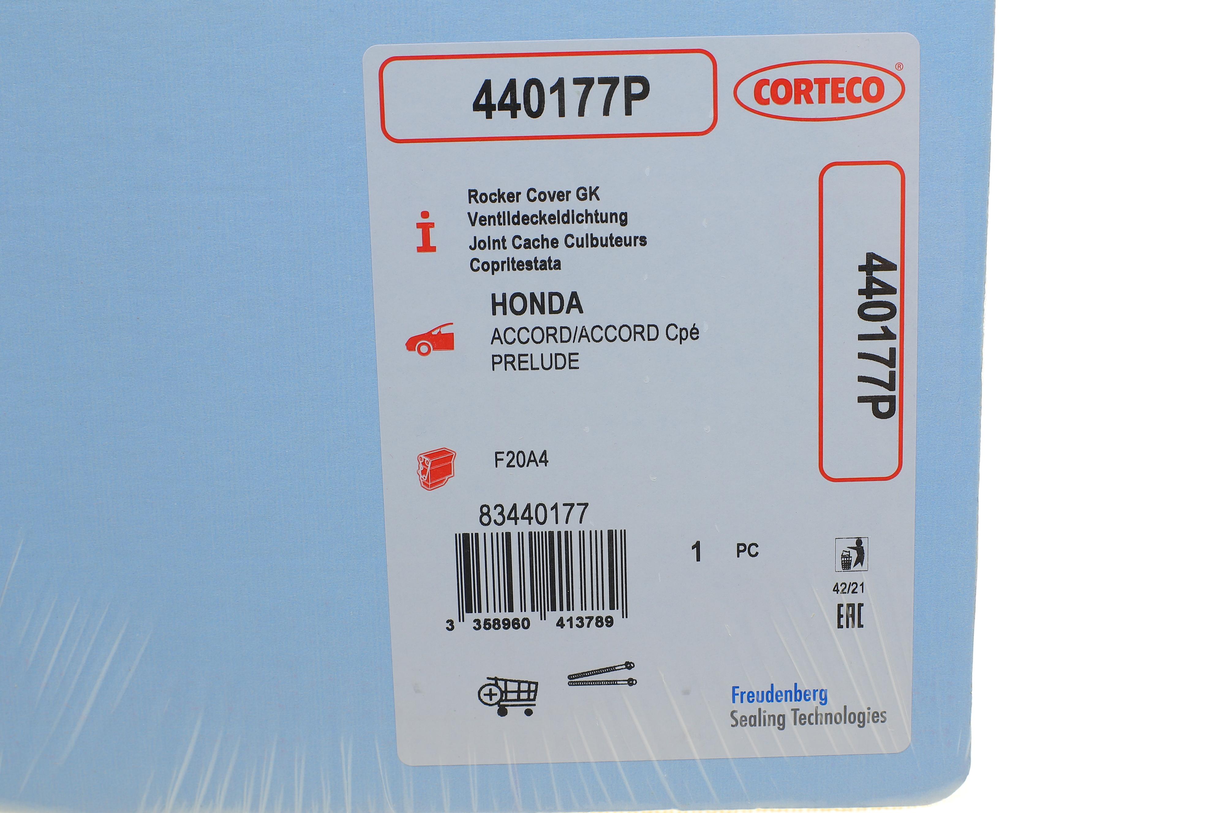 Прокладка крышки клапанов Honda Accord 1.9-2.2 i 90-03 (к-кт)