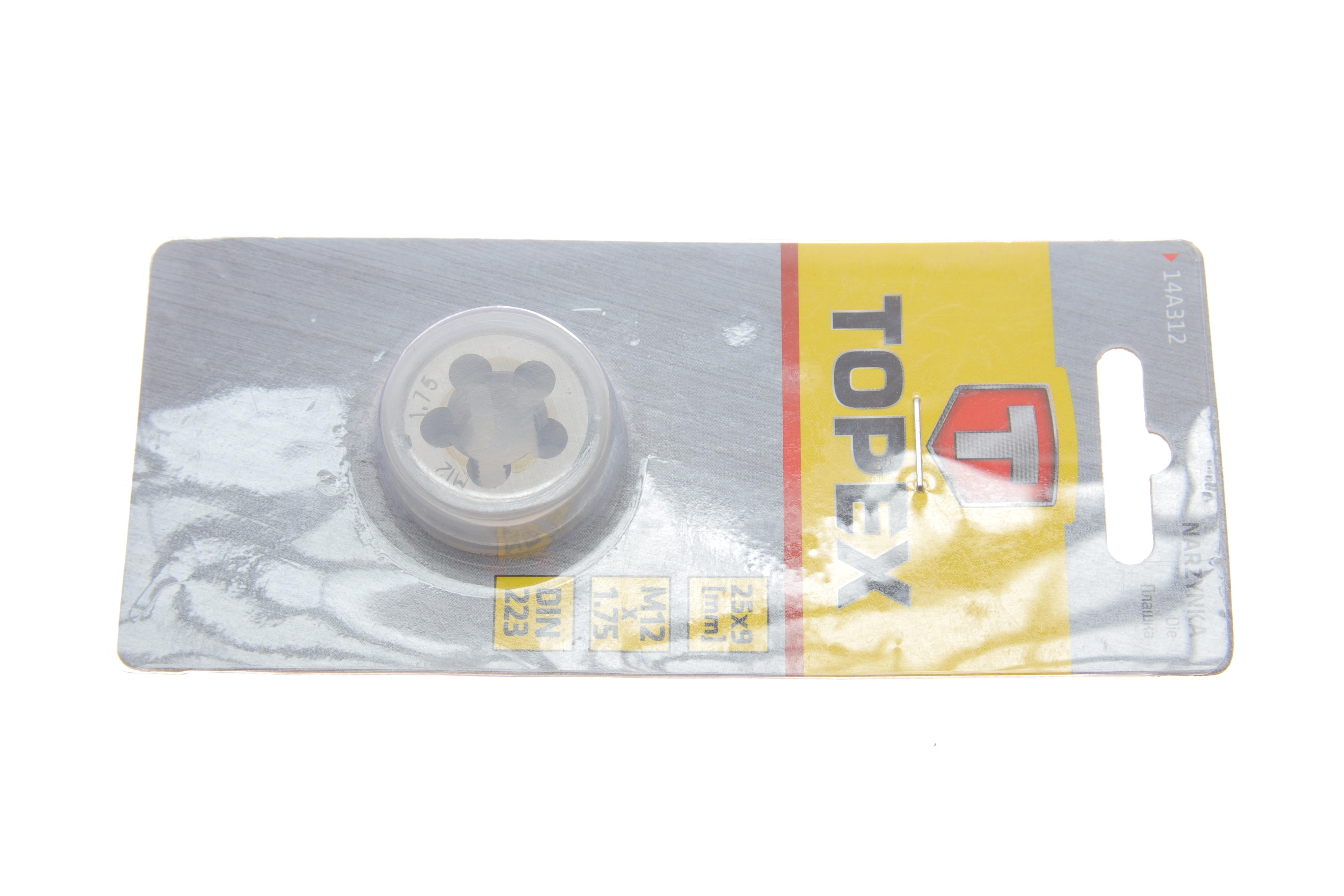 Інструмент для нарізки різьби (плашка) M12x1.75