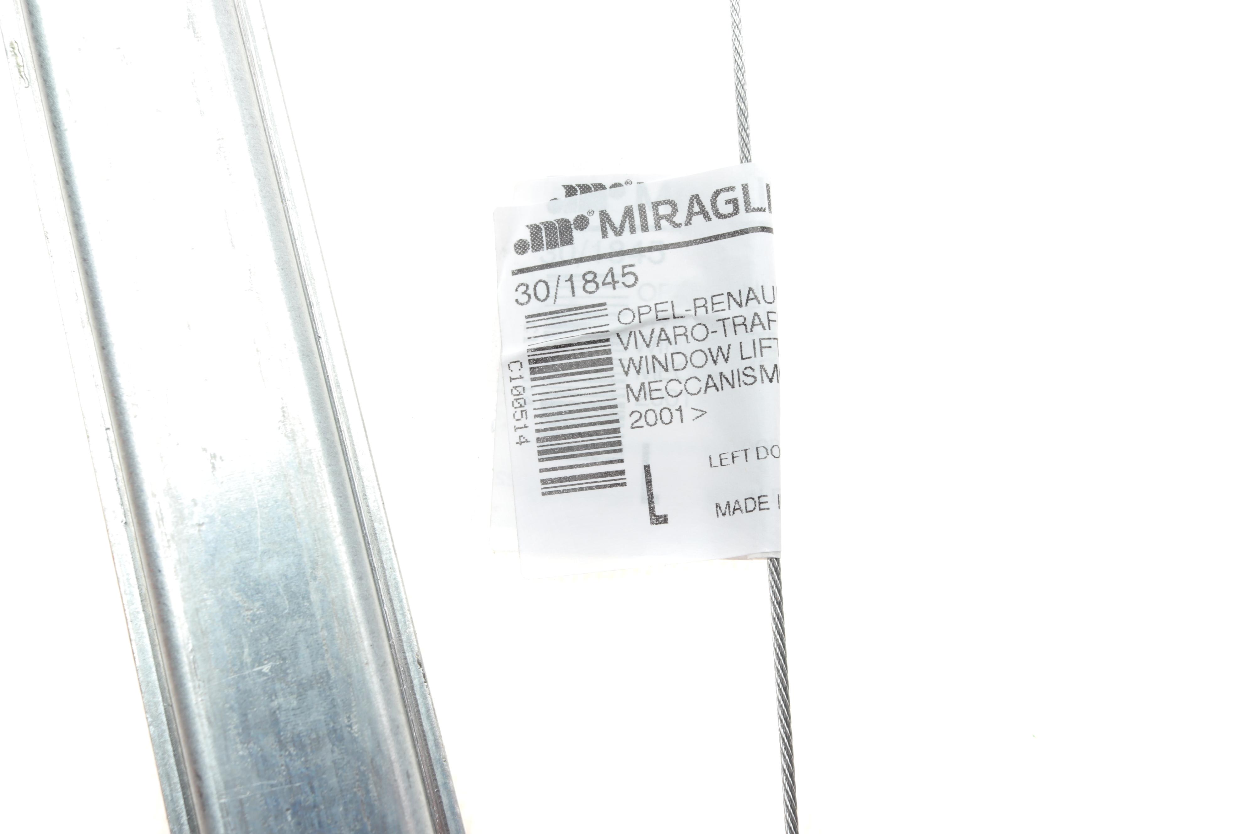 Стеклоподъемник (передний) Renault Trafic/Opel Vivaro 01- (L) (электро) (без моторчика)