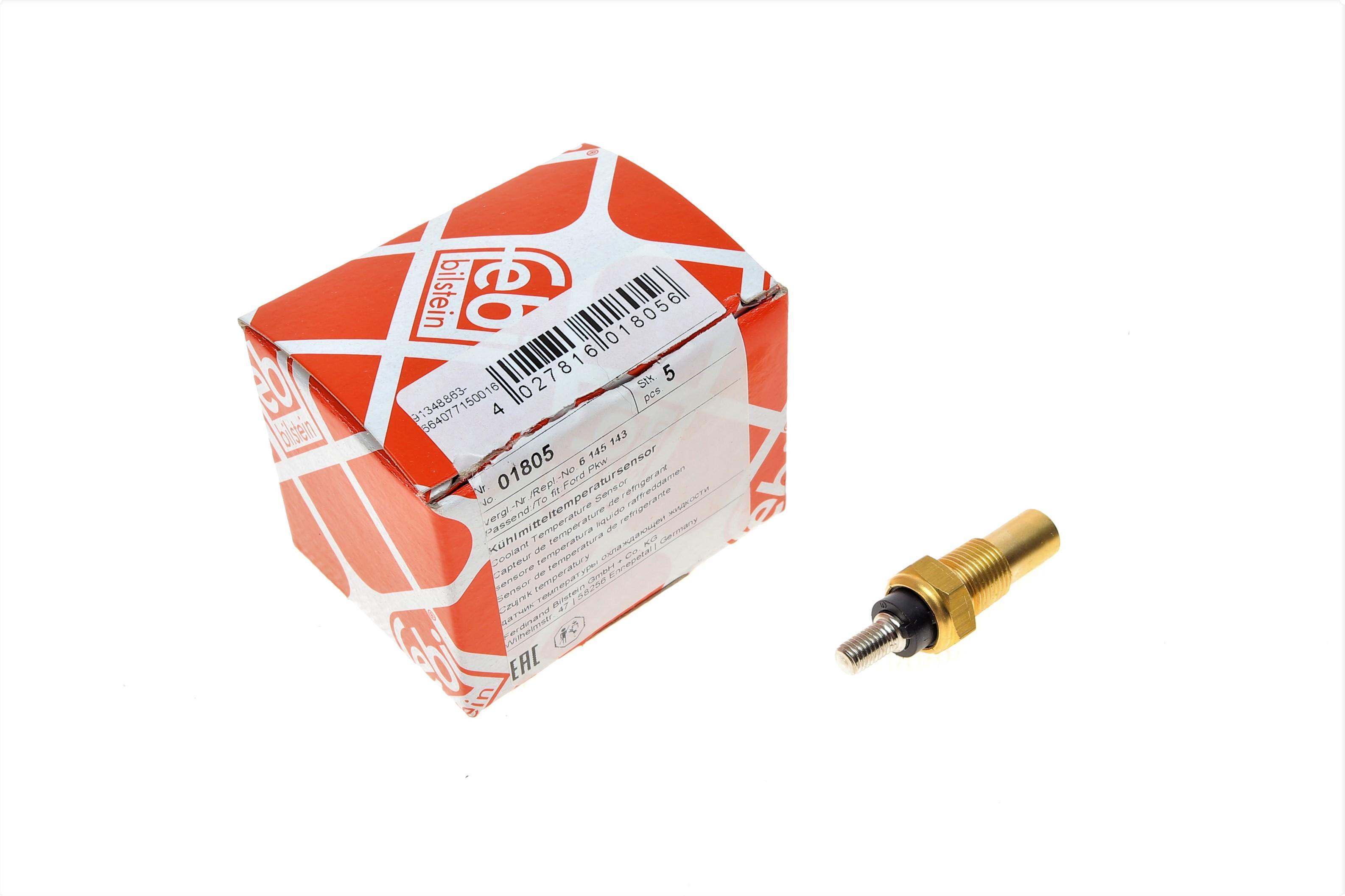 Датчик температури охолоджуючої рідини Ford Mondeo/Fiesta/Sierra 1.8/2.3D 82-00 (чорний)