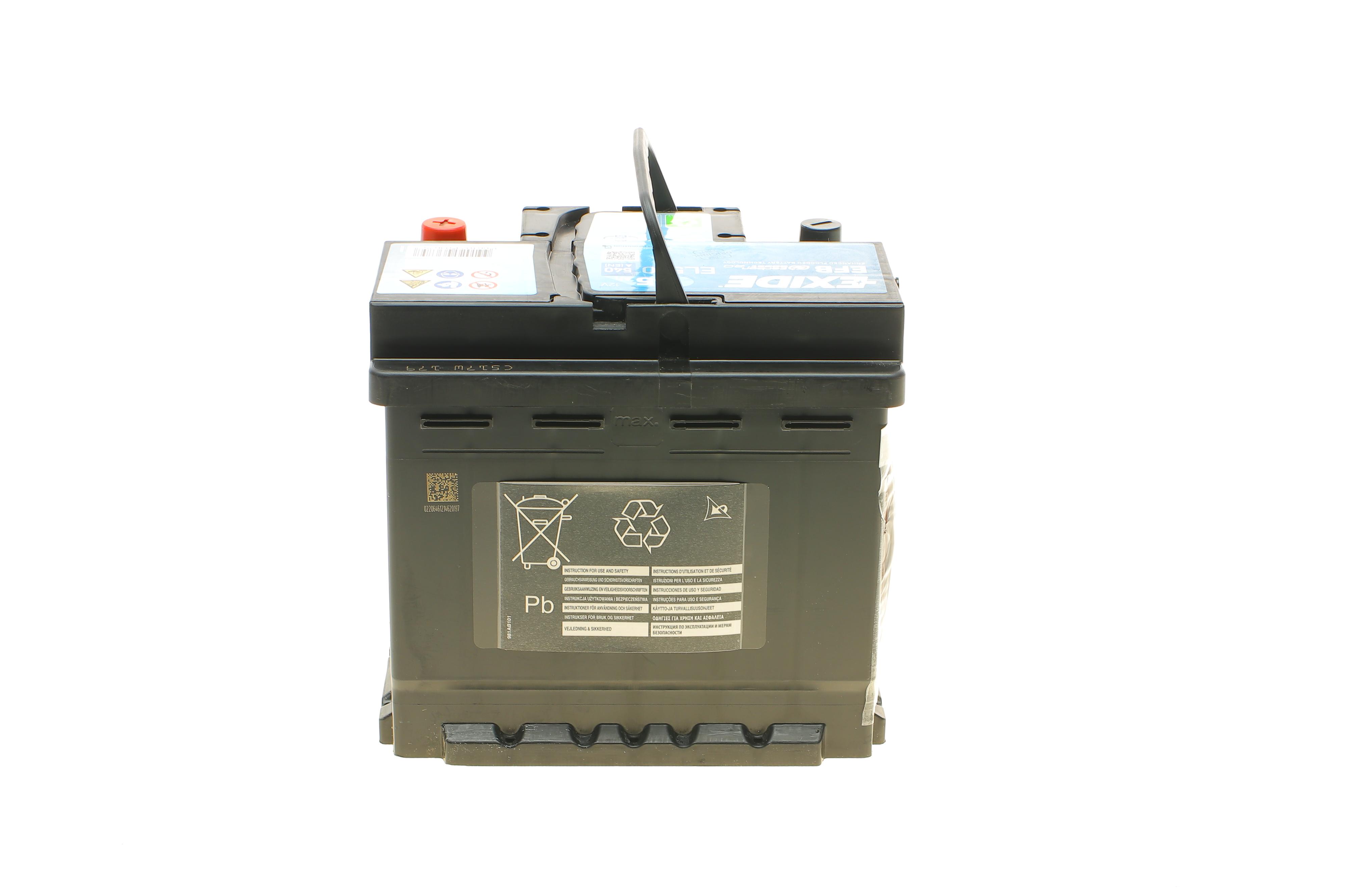 Акумуляторна батарея 55Ah/540A (207x175x190/+R/B13) (Start-Stop EFB)