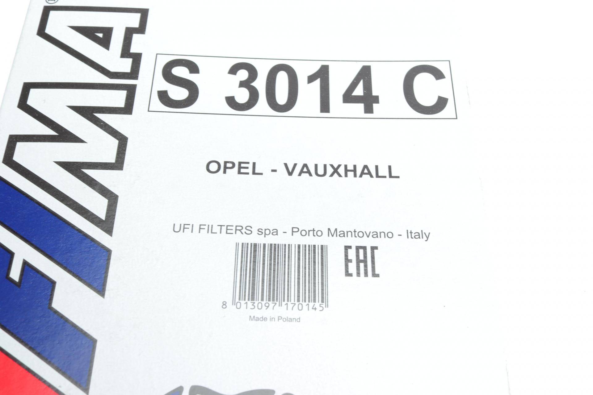 Фільтр салону Opel Vectra B 95-03