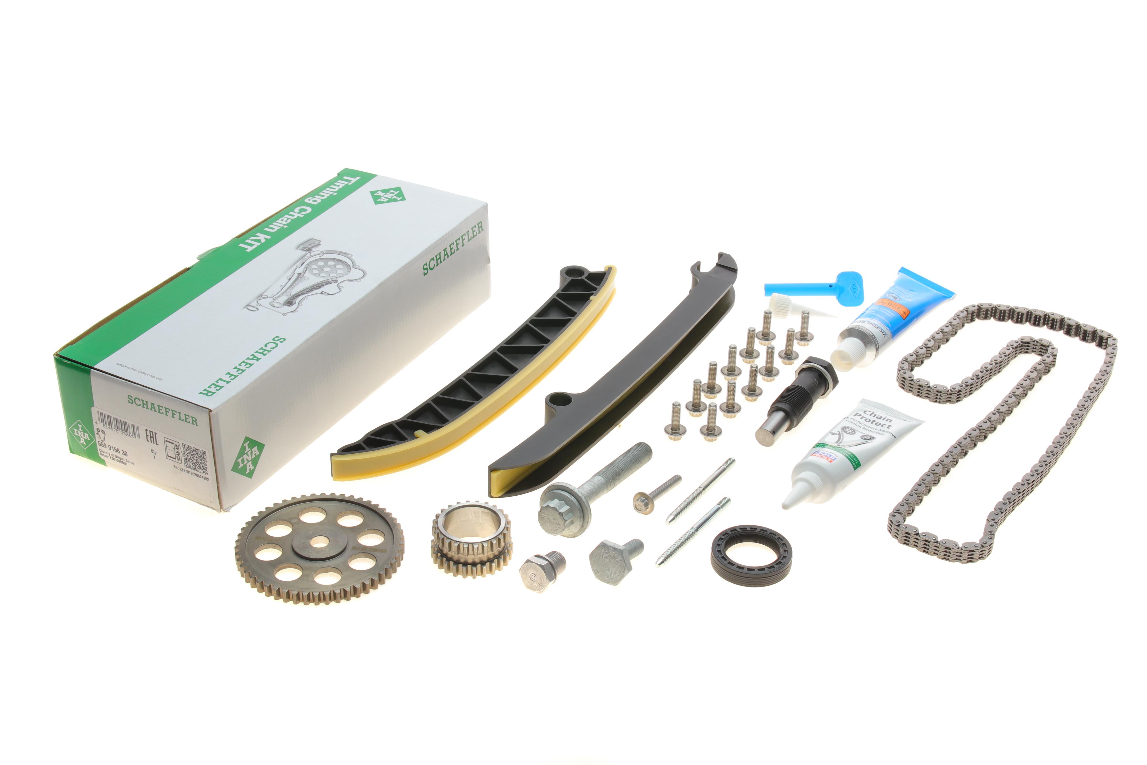 Комплект цепи ГРМ VW Caddy III 1.2 TSI 10-15 (цепь, башмак, натяжитель)