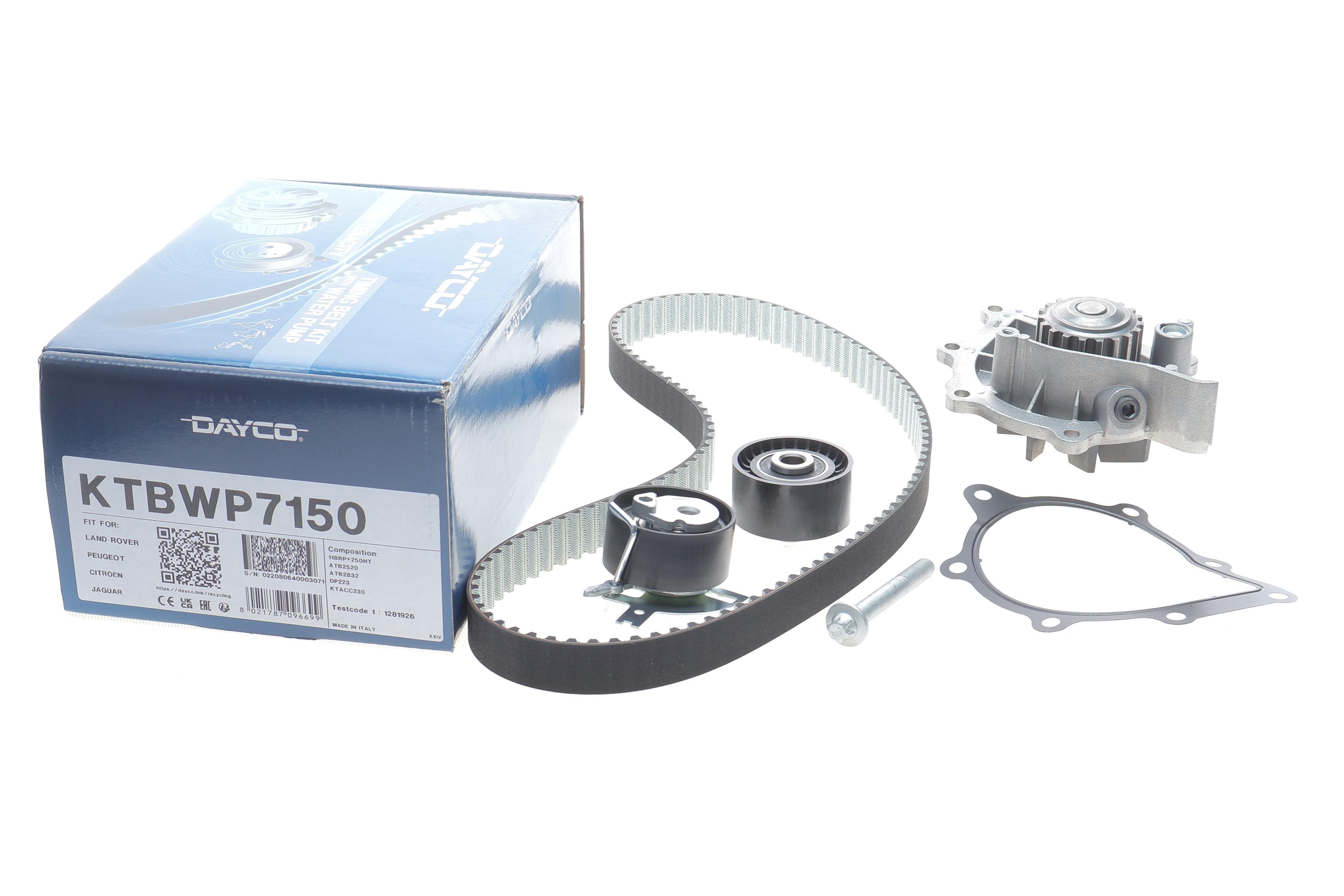 Комплект ГРМ + помпа Citroen C5/C6/C8/Peugeot 407/508/607 2.2HDI 06- (25x118z)