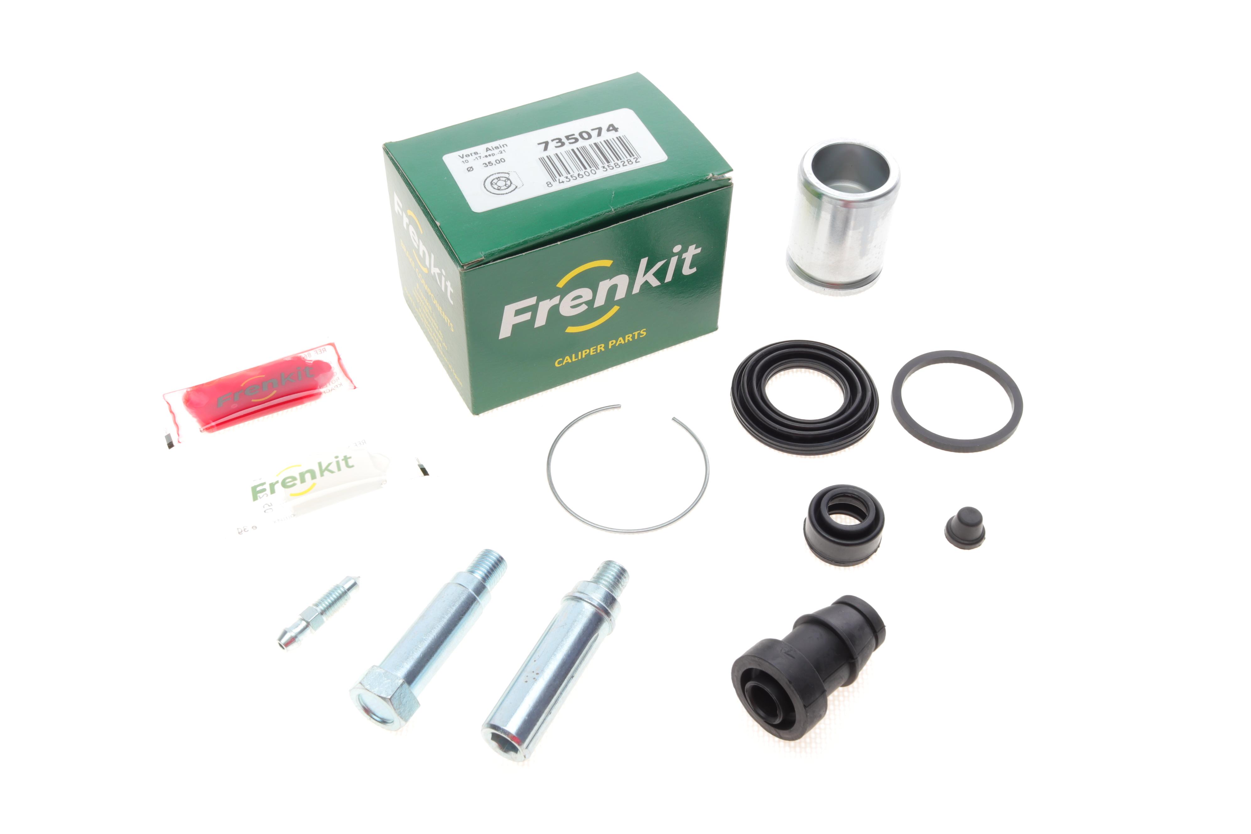 Ремкомплект супорта (заднього) Toyota Prius 00- (d=35mm) (+поршень/направляюча) (Aisin)