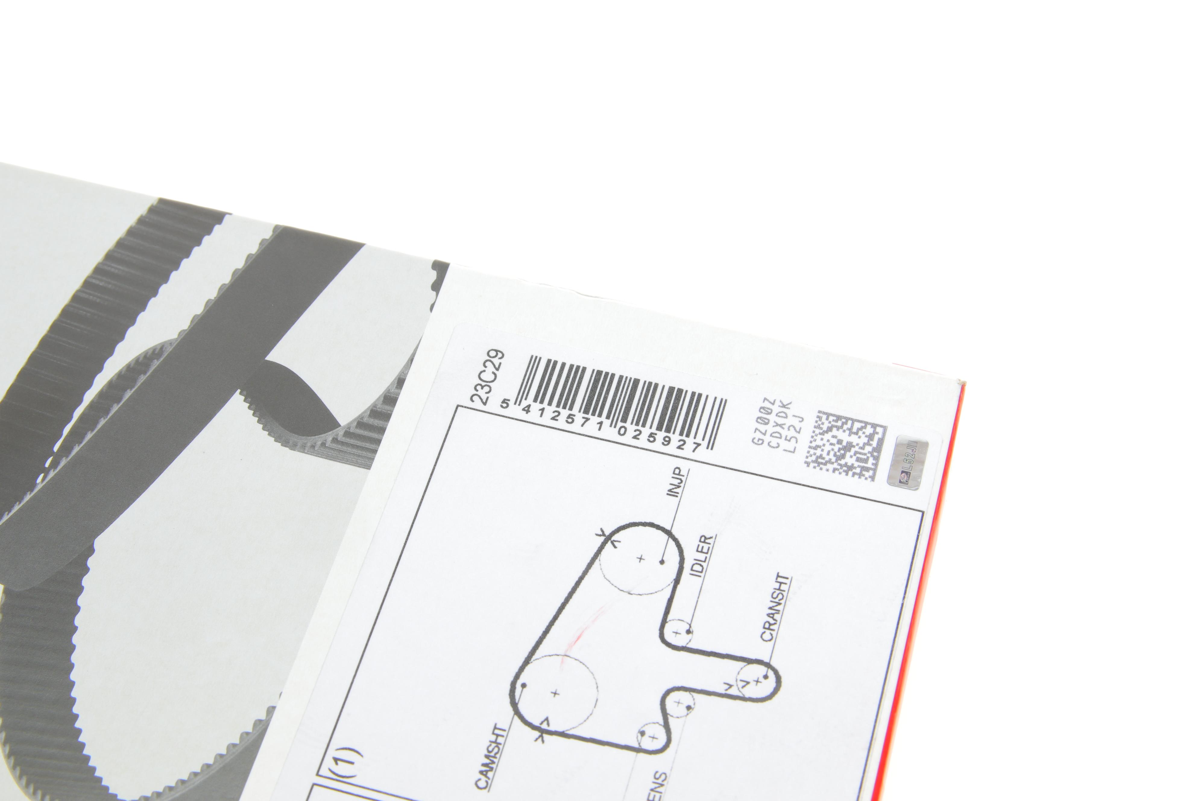 Ремінь ГРМ Mazda 323/626 2.0TD 98-