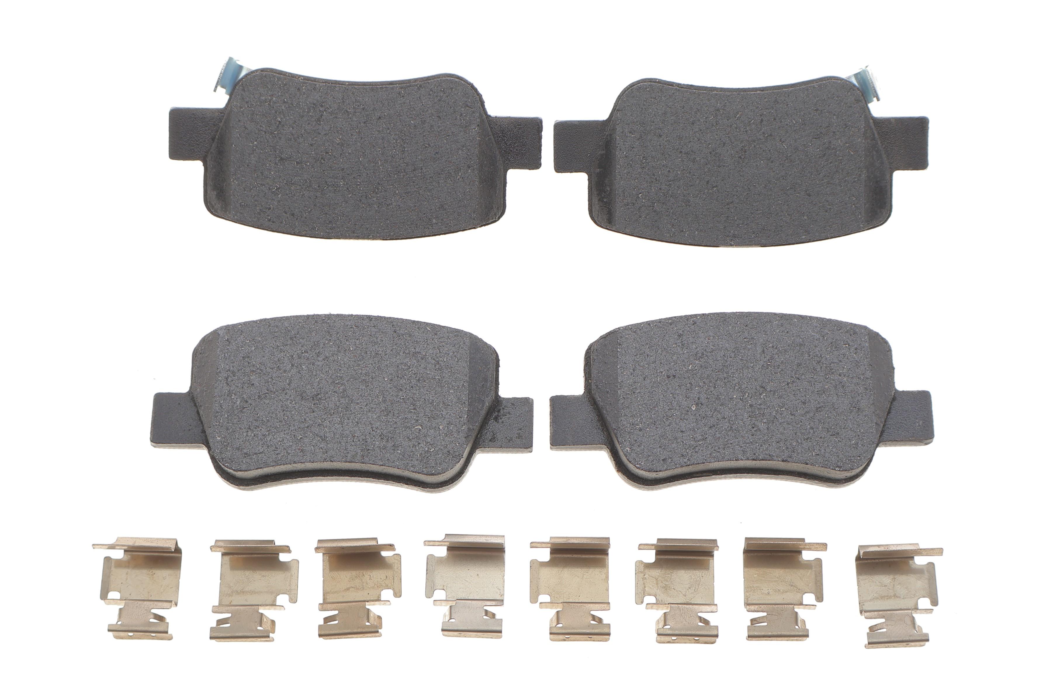 Колодки тормозные (задние) Toyota Avensis 08-18 (с прижимной пластиной)