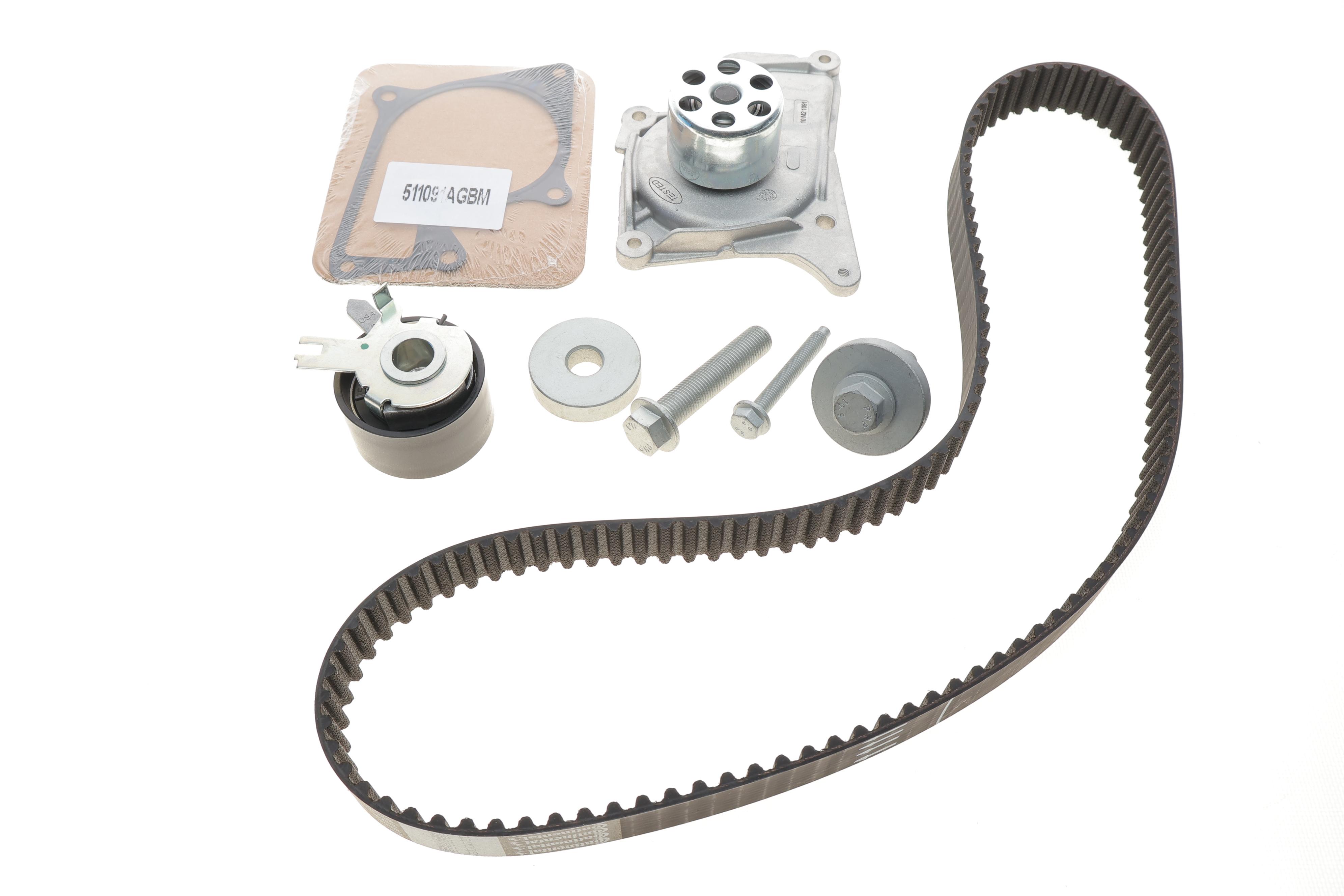 Комплект ГРМ + помпа Renault Kangoo/Laguna/Megane/Scenic/Duster/Nissan 1.5dCi 09- (123x27) (PA1091)