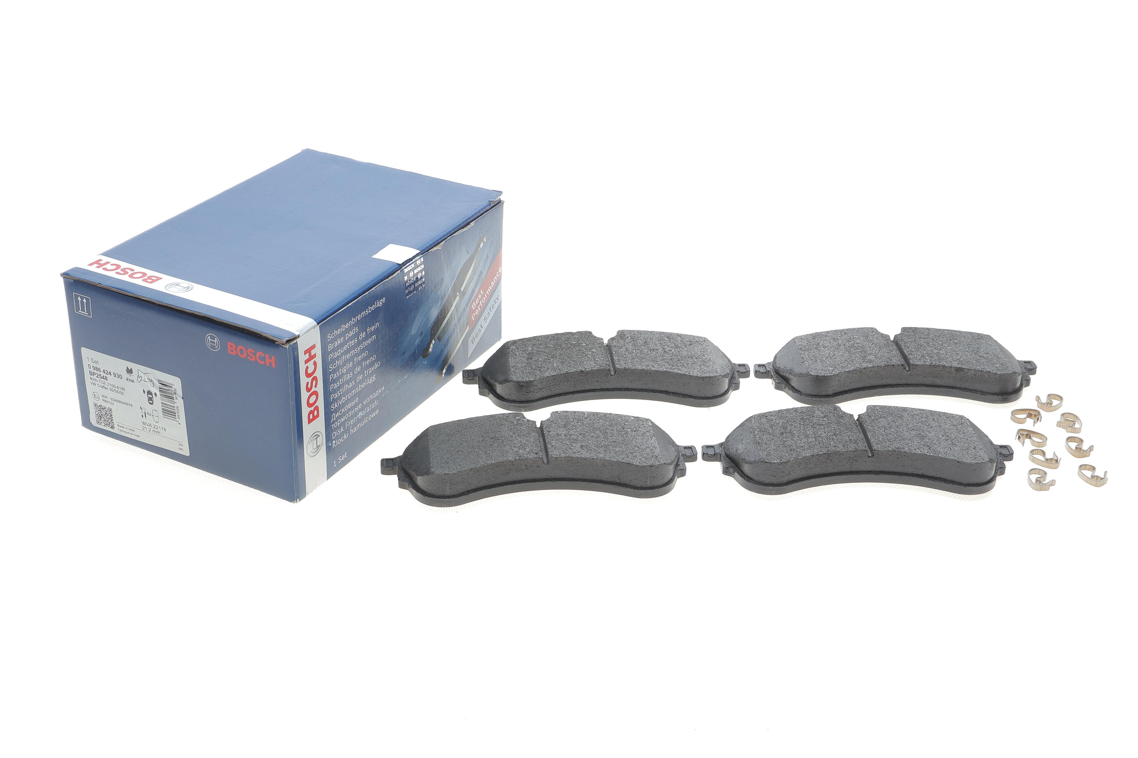 Колодки гальмівні (передні) VW Crafter 2.0TDI 16- (CBI)