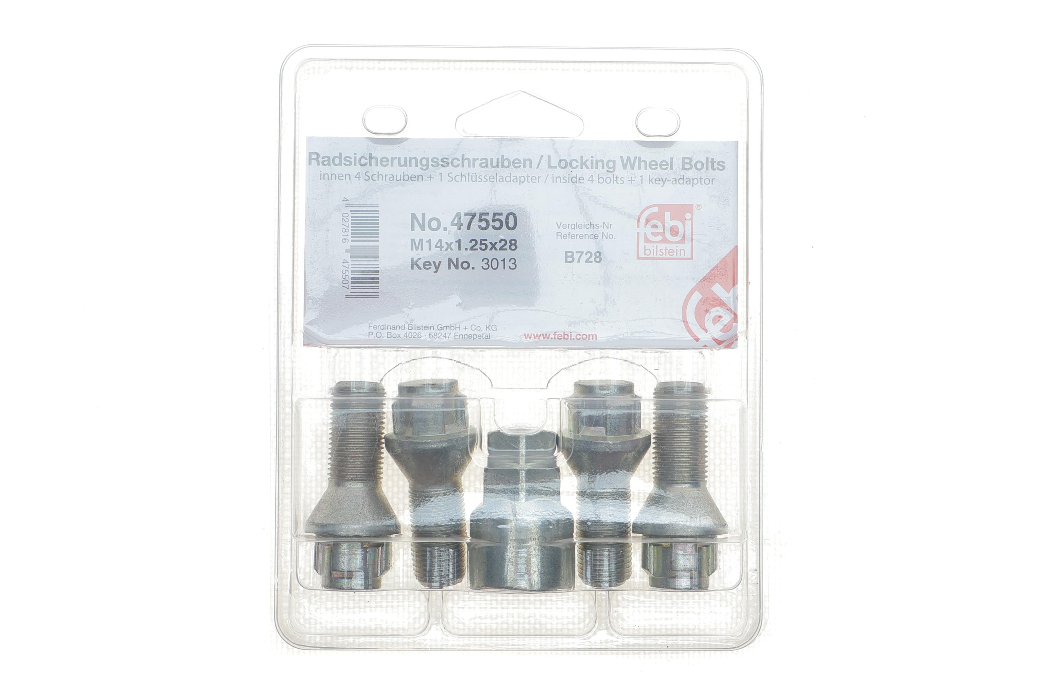 Болт колеса BMW (M14x1.25) (L=51mm)