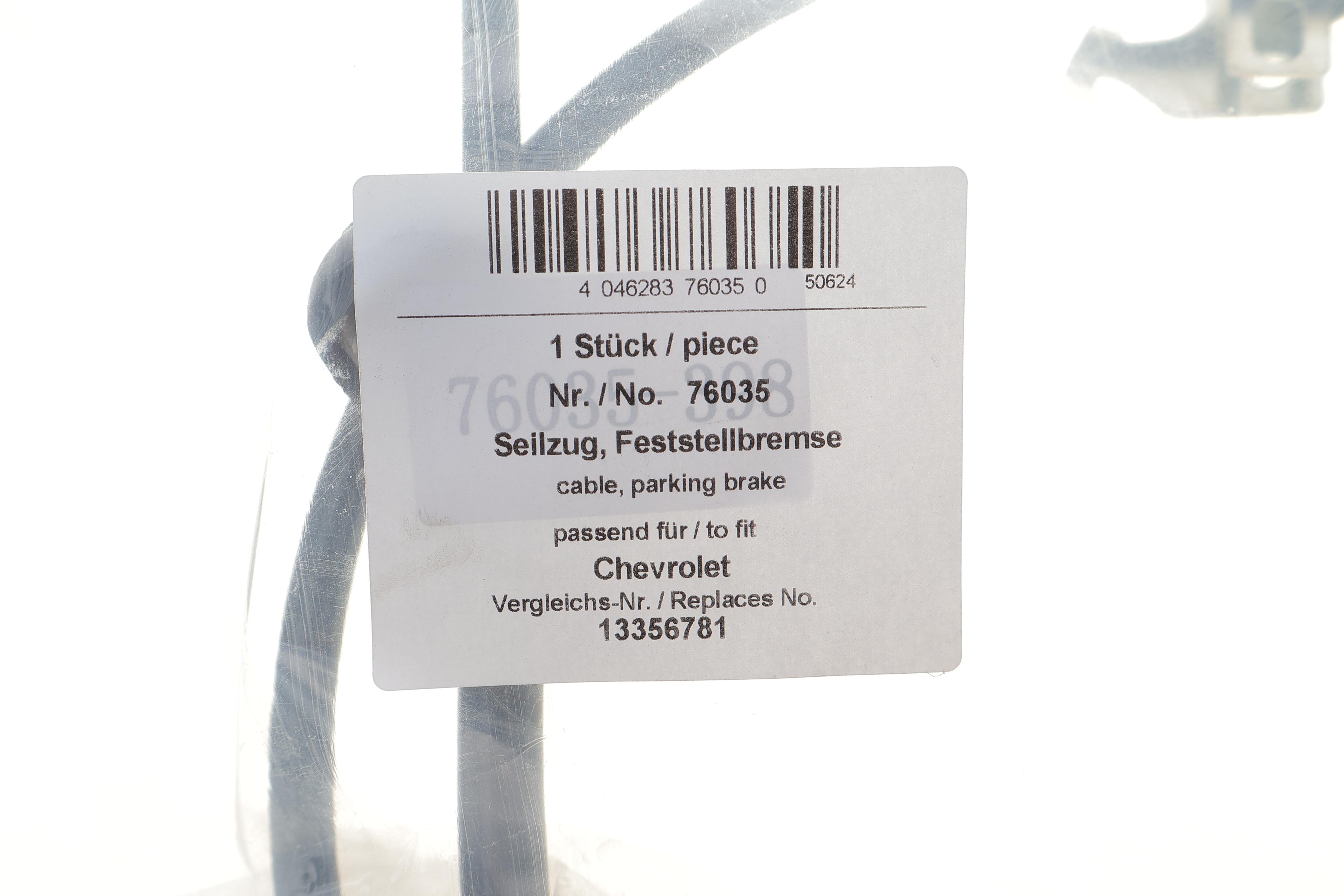 Трос ручника (задний) Chevrolet Orlando 1.8/2.0 11- (1871mm) (R)