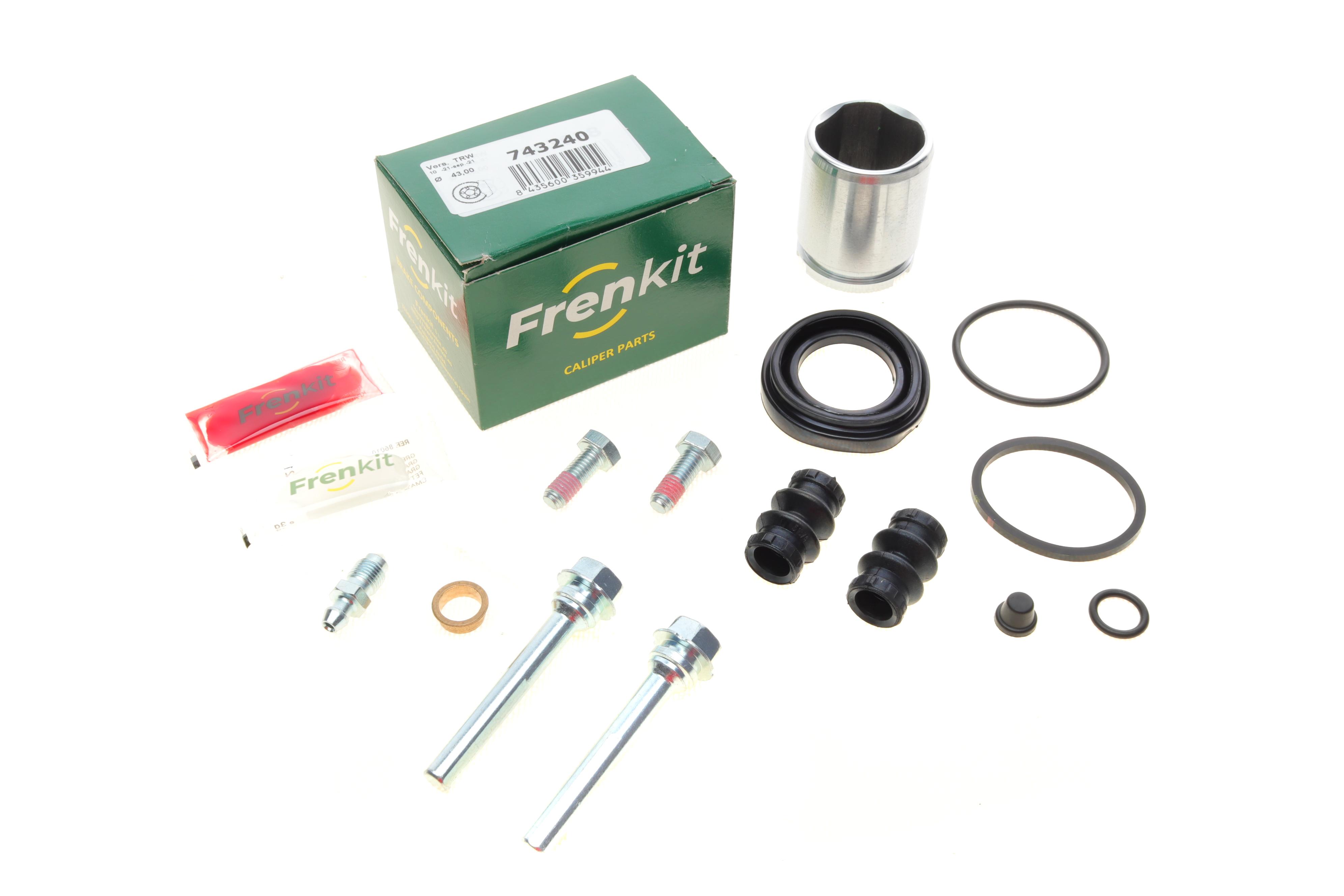 Ремкомплект супорта (заднього) Audi A6/A7/A8 04- (d=43) (+поршень/направляюча) (Trw)