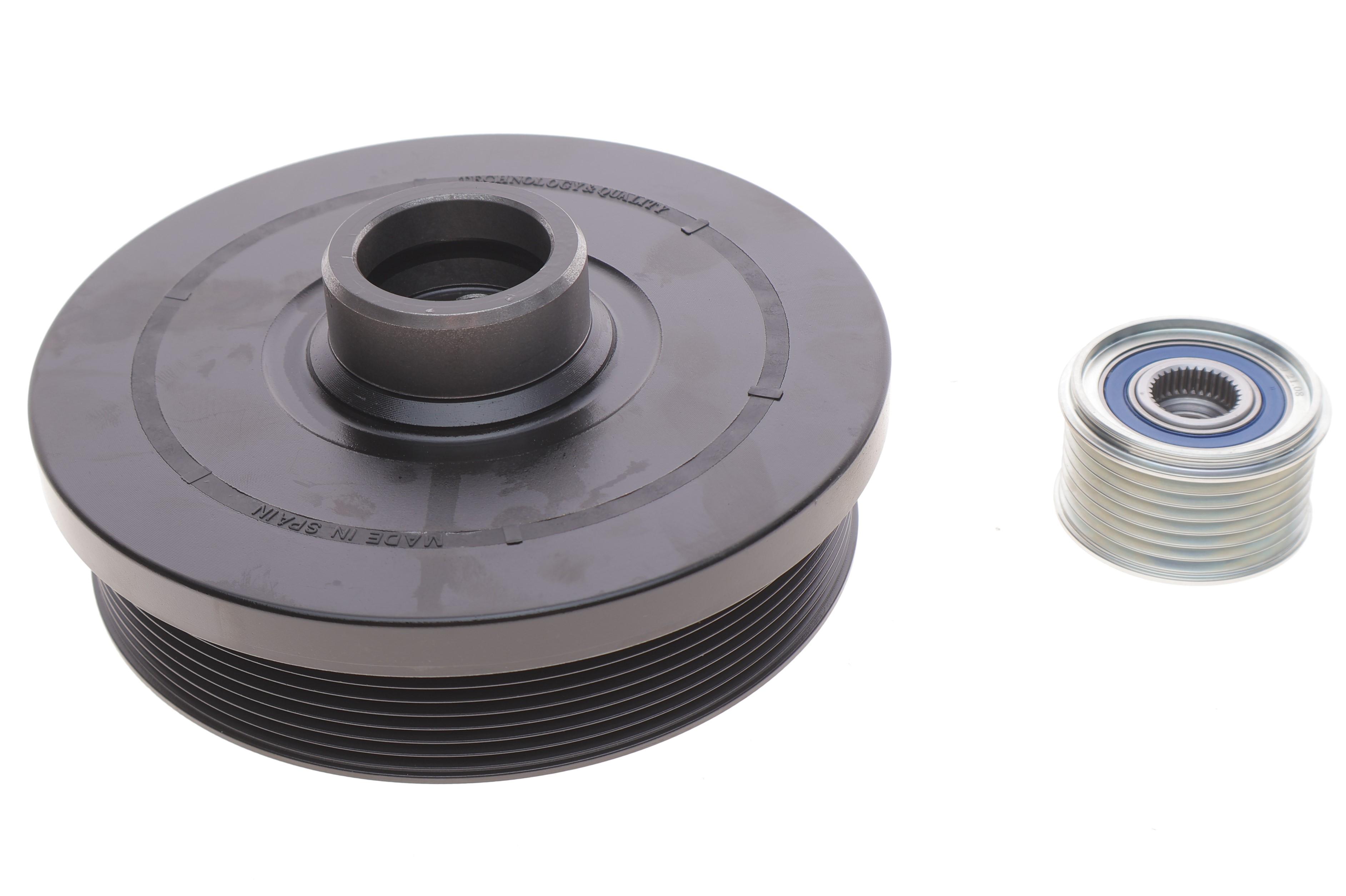 Шків колінвалу + шків генератора BMW 5/7/X5/X6 2.5-4.0D 08- (7PK)