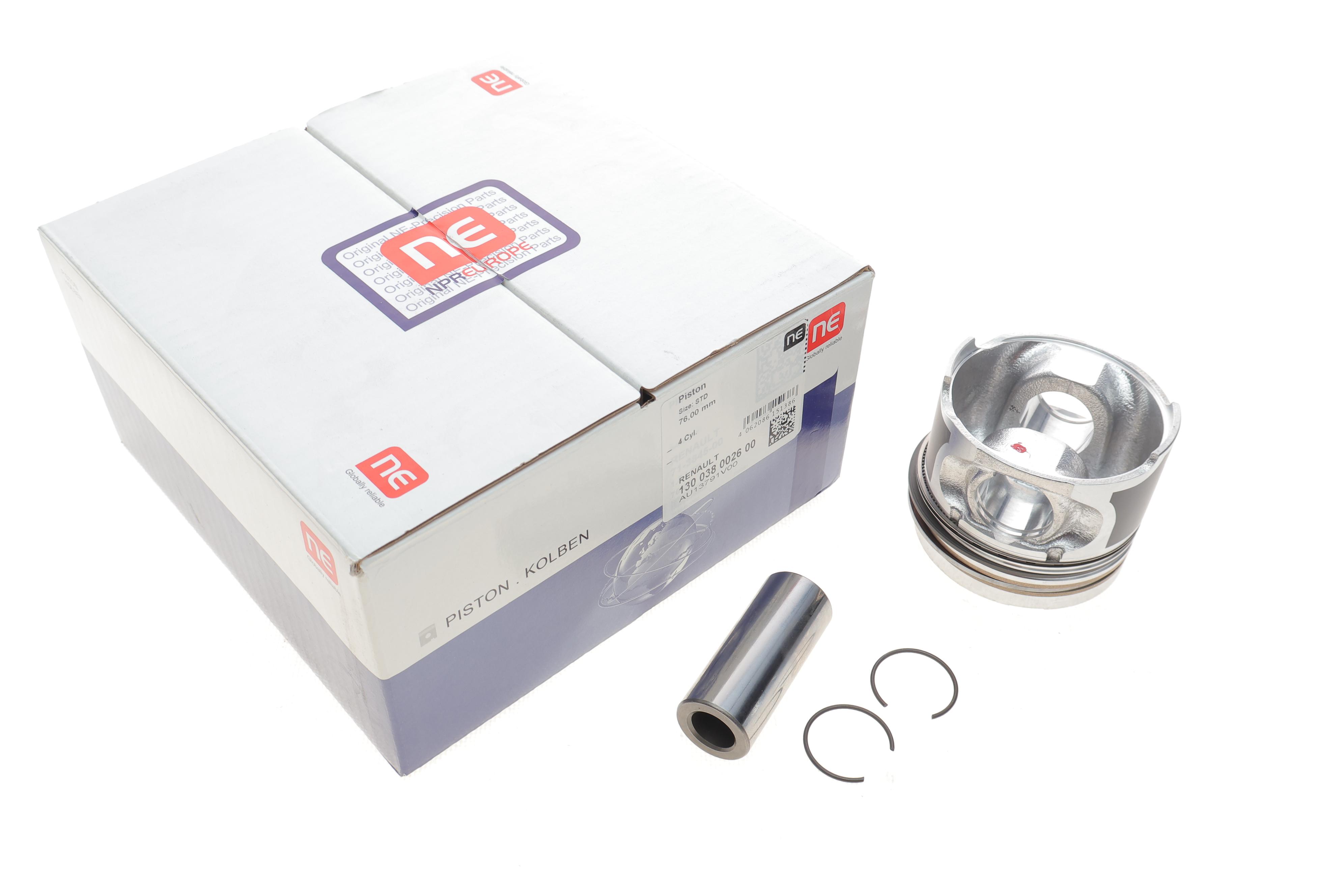 Поршень Renault Clio 1.5DCI 05- (76.00mm/STD) (71-3845-00)(Палець 25mm) = 7138450000