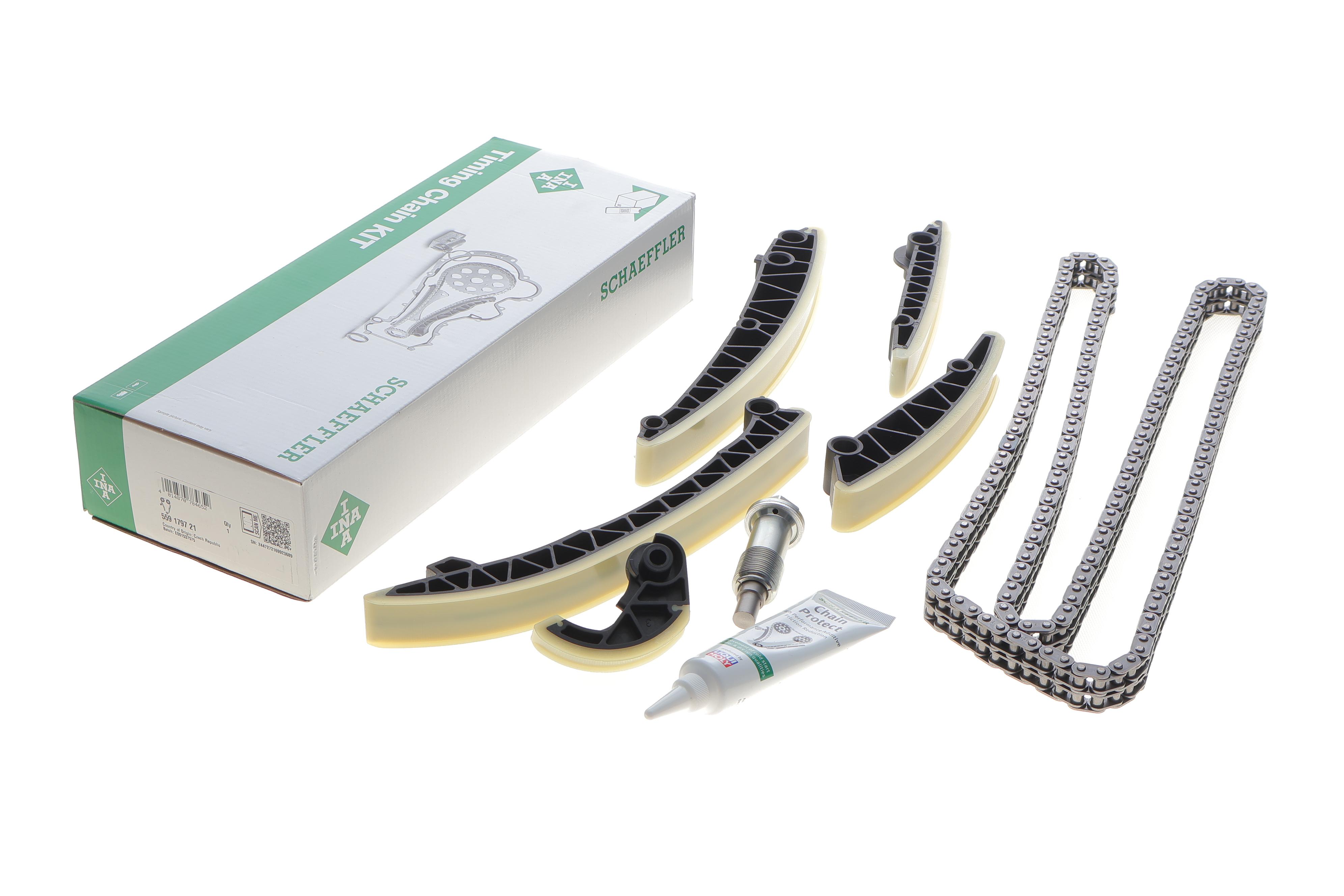 Комплект цепи ГРМ MB Sprinter 906/Vito (W639) 3.0CDI (OM642) 06-, (про-во INA)