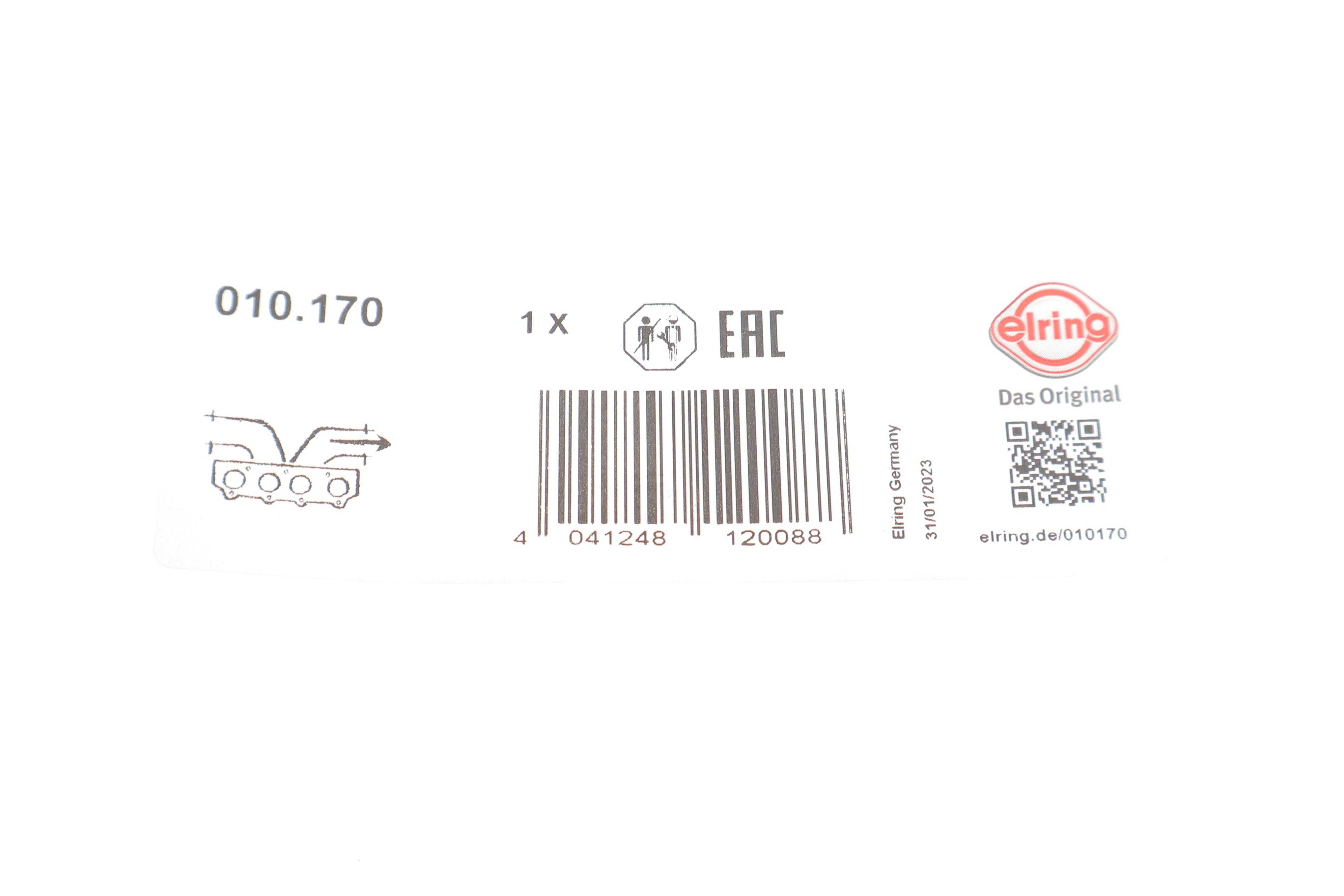 Прокладка колектора випускного Hyundai Sonata/Mitsubishi Lancer 2.0 92-05