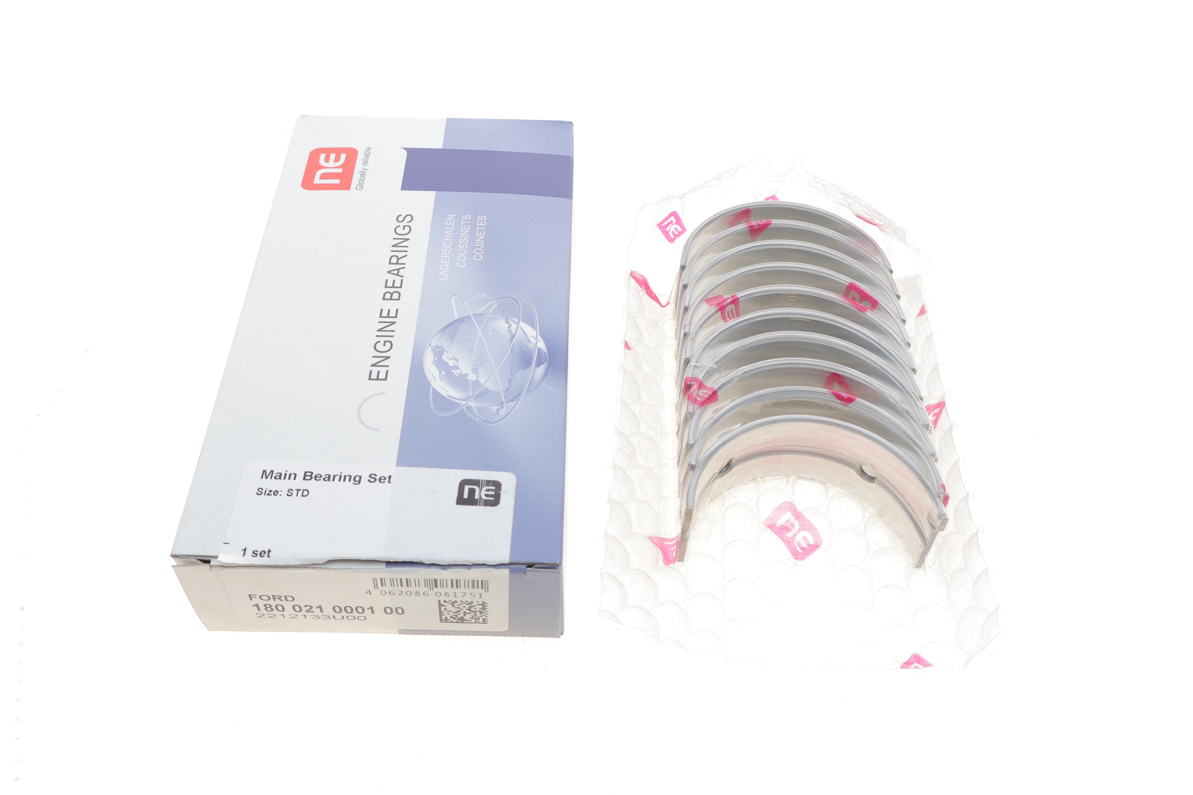 Вкладыши коренные Ford Transit Connect 1.8TDCi 02-13 (STD) = 6021000000