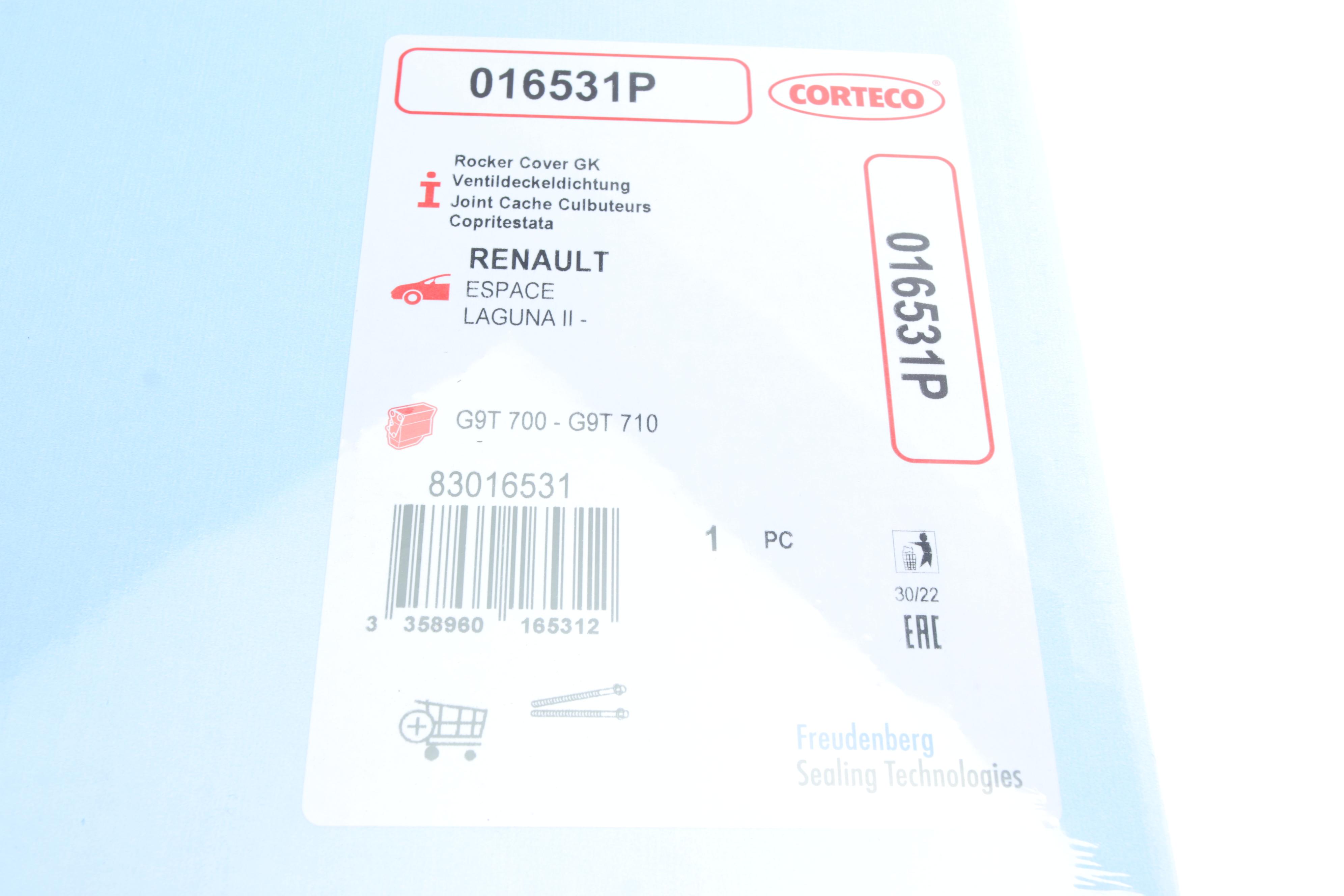 Прокладка кришки клапанів Renault Master/Trafic 2.5dCi